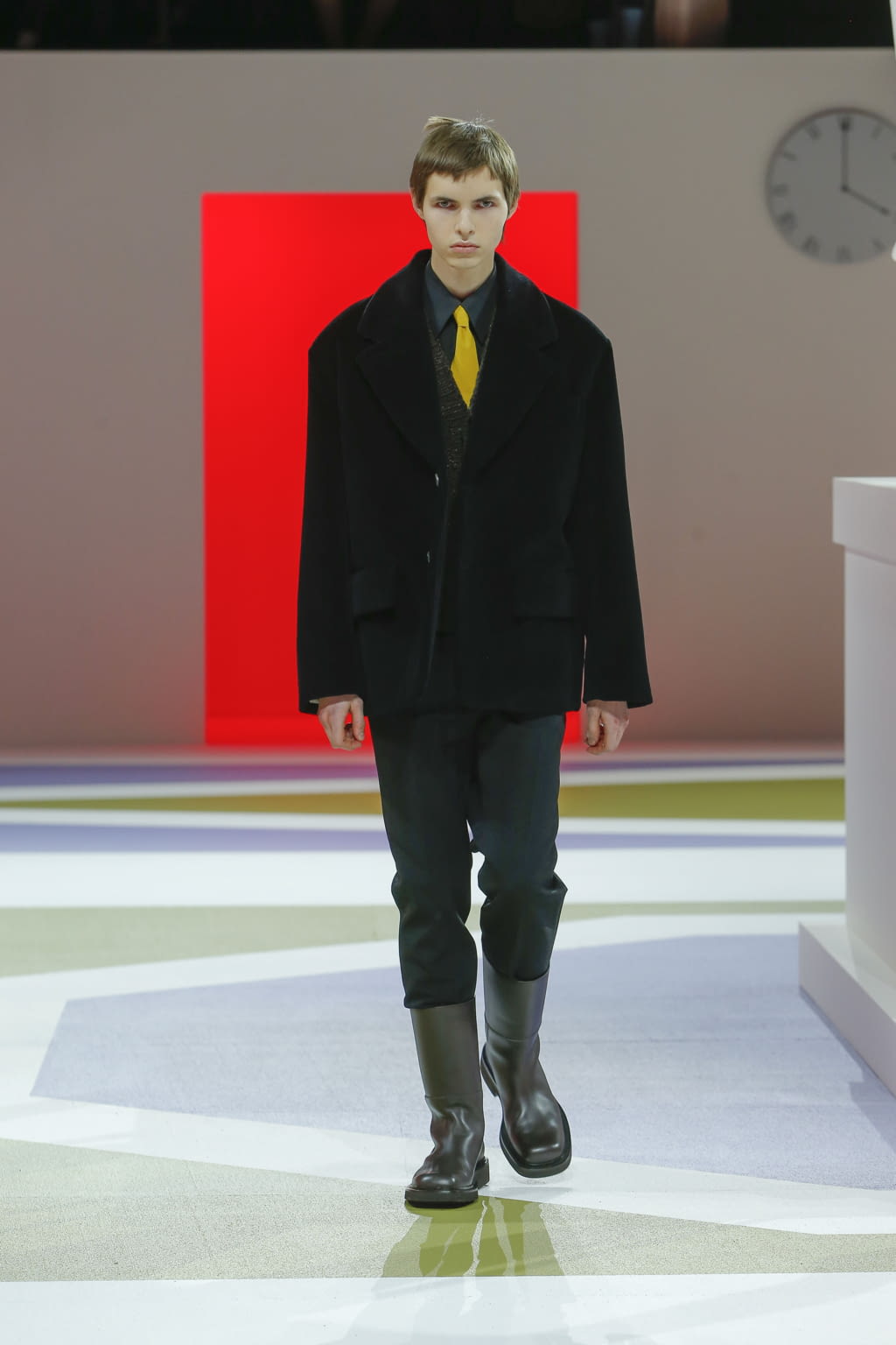 Fashion Week Milan Fall/Winter 2020 look 10 from the Prada collection 男装
