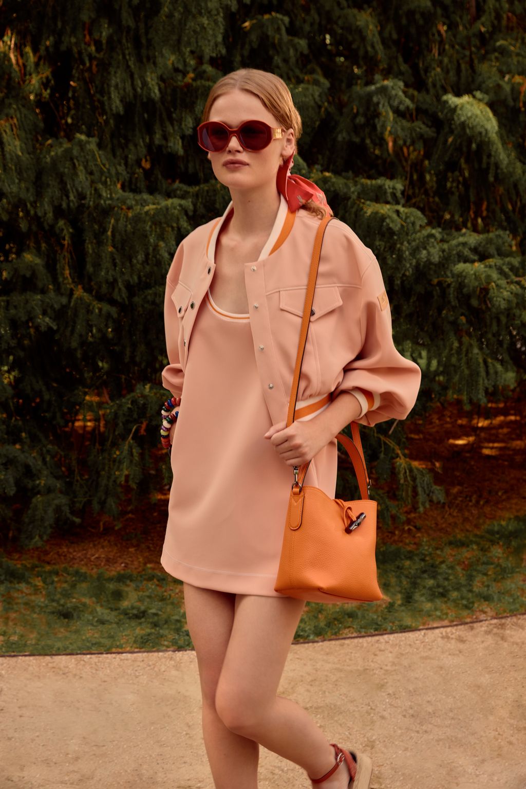 Fashion Week Paris Spring/Summer 2024 look 12 from the Longchamp collection 女装