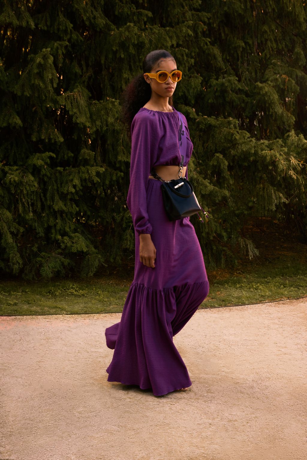 Fashion Week Paris Spring/Summer 2024 look 24 from the Longchamp collection womenswear