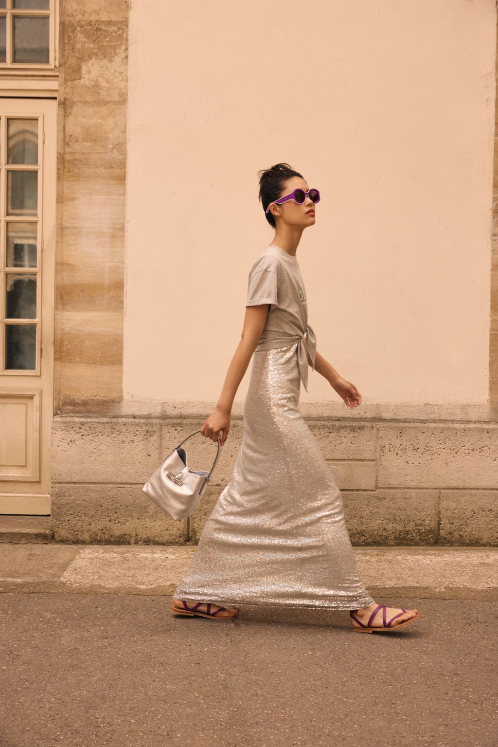 Fashion Week Paris Spring/Summer 2024 look 33 de la collection Longchamp womenswear