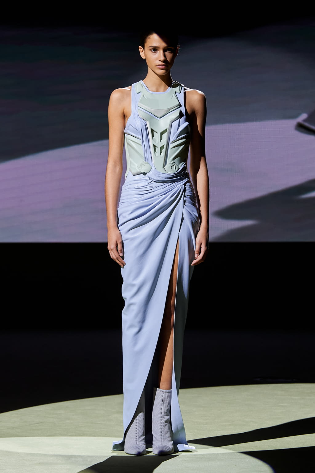 Fashion Week Paris Fall/Winter 2022 look 103 de la collection Balmain womenswear