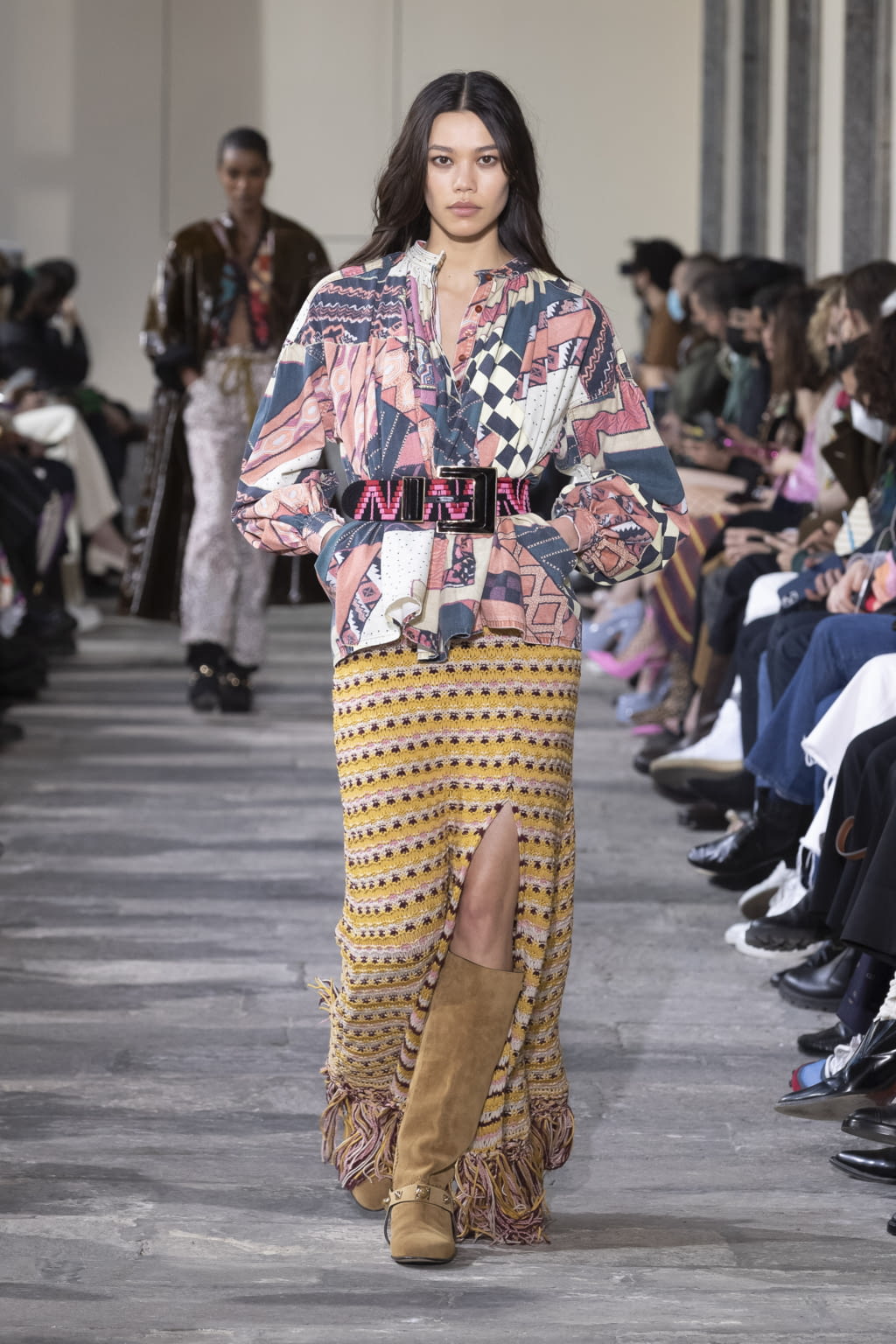 Fashion Week Milan Fall/Winter 2022 look 11 from the Etro collection 女装