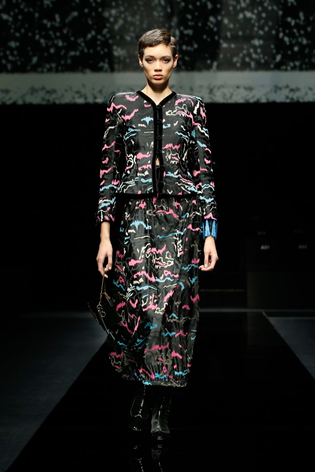 Fashion Week Milan Fall/Winter 2020 look 11 from the Giorgio Armani collection womenswear