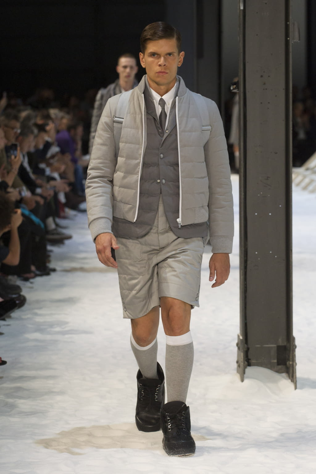 Fashion Week Milan Spring/Summer 2018 look 11 from the Moncler Gamme Bleu collection menswear