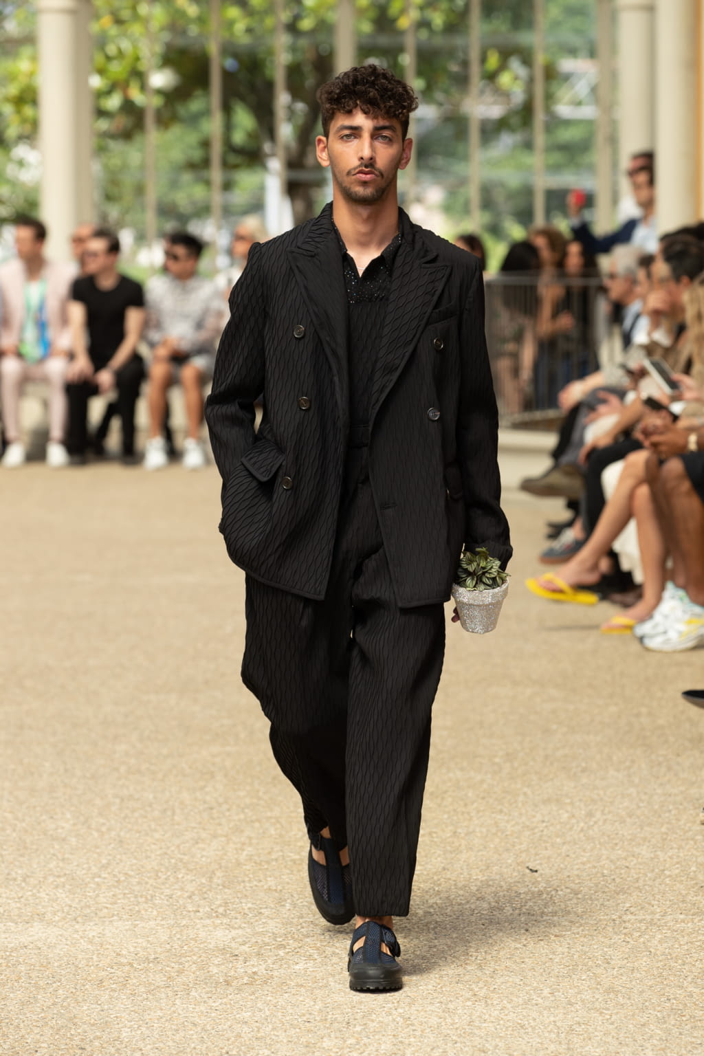 Fashion Week Florence Spring/Summer 2020 look 11 from the Marco de Vincenzo collection menswear
