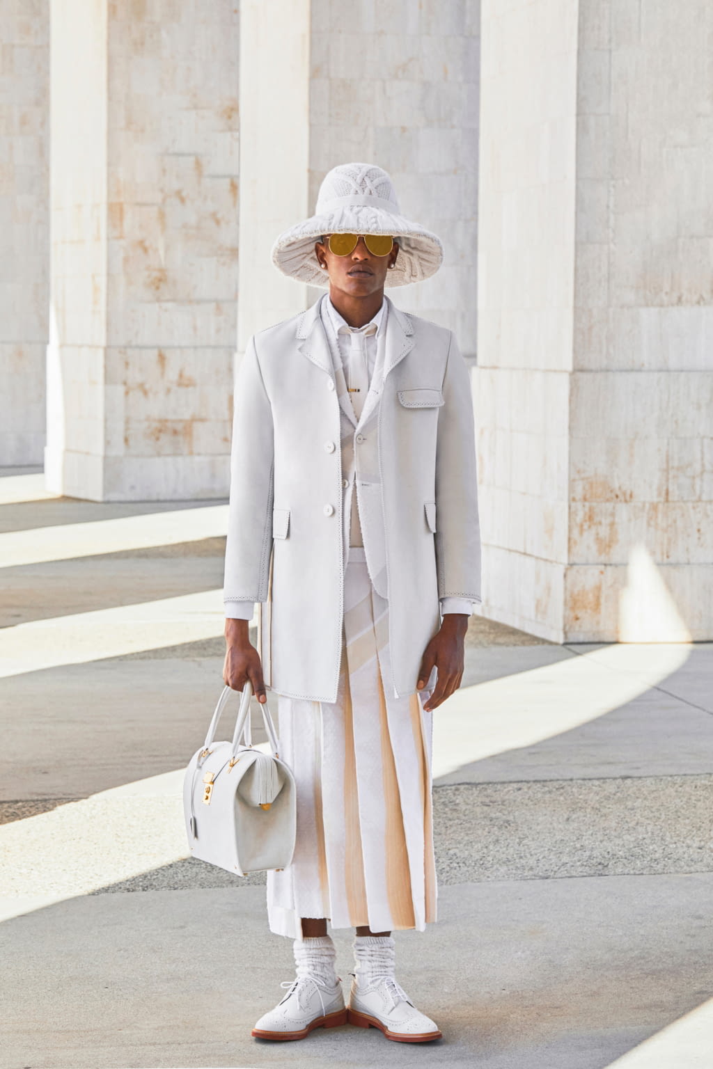 Fashion Week Paris Spring/Summer 2021 look 12 from the Thom Browne collection womenswear