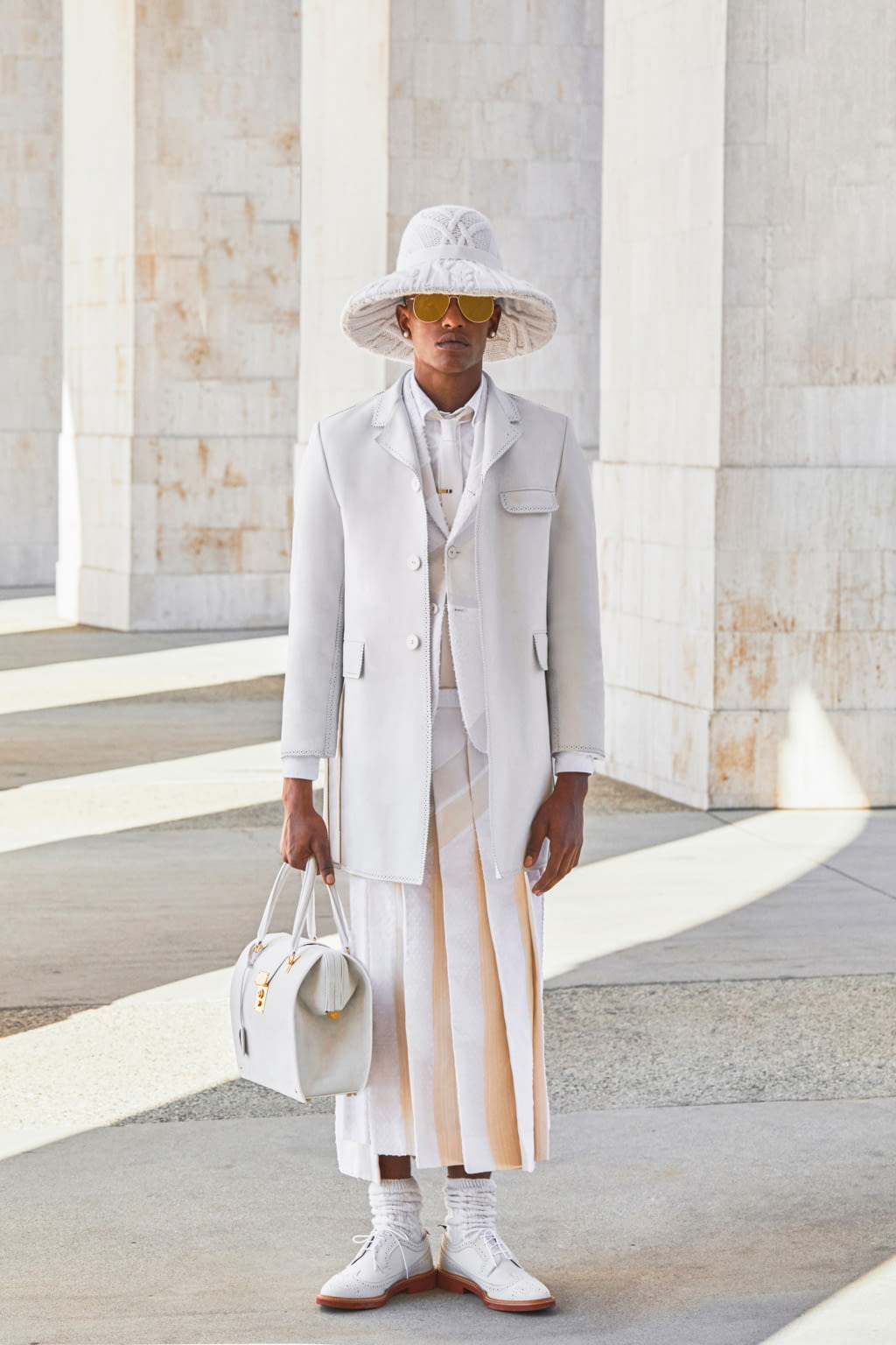 Fashion Week Paris Spring/Summer 2021 look 12 from the Thom Browne collection womenswear