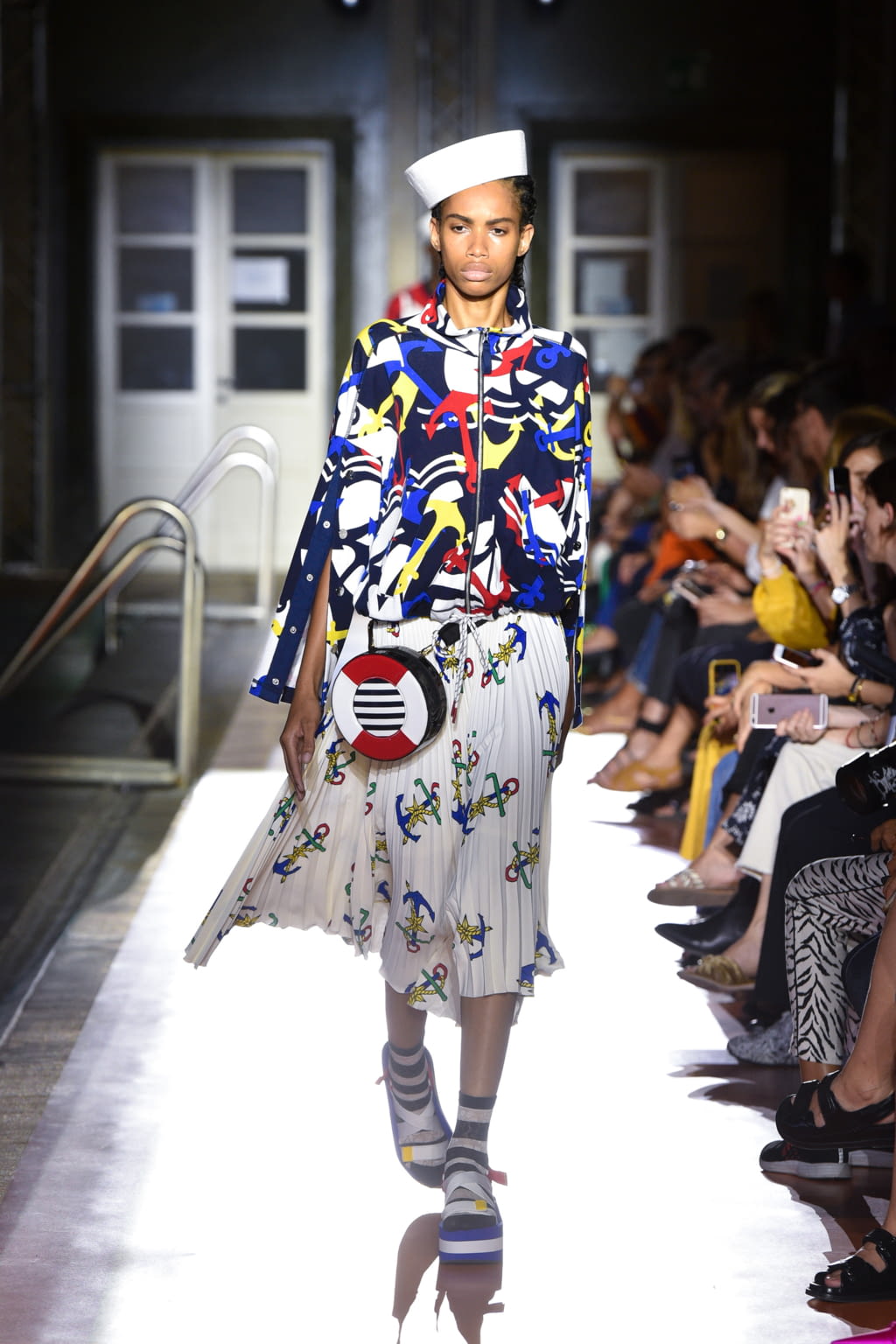 Fashion Week Milan Spring/Summer 2020 look 11 de la collection BENETTON x JEAN-CHARLES DE CASTELBAJAC womenswear
