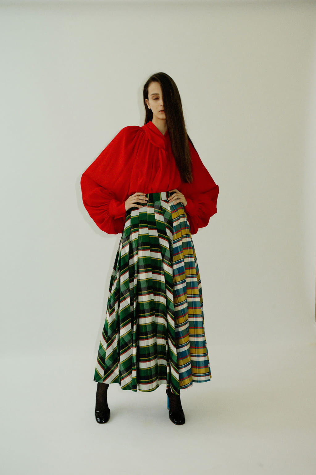 Fashion Week London Pre-Fall 2019 look 11 from the A.W.A.K.E MODE collection womenswear