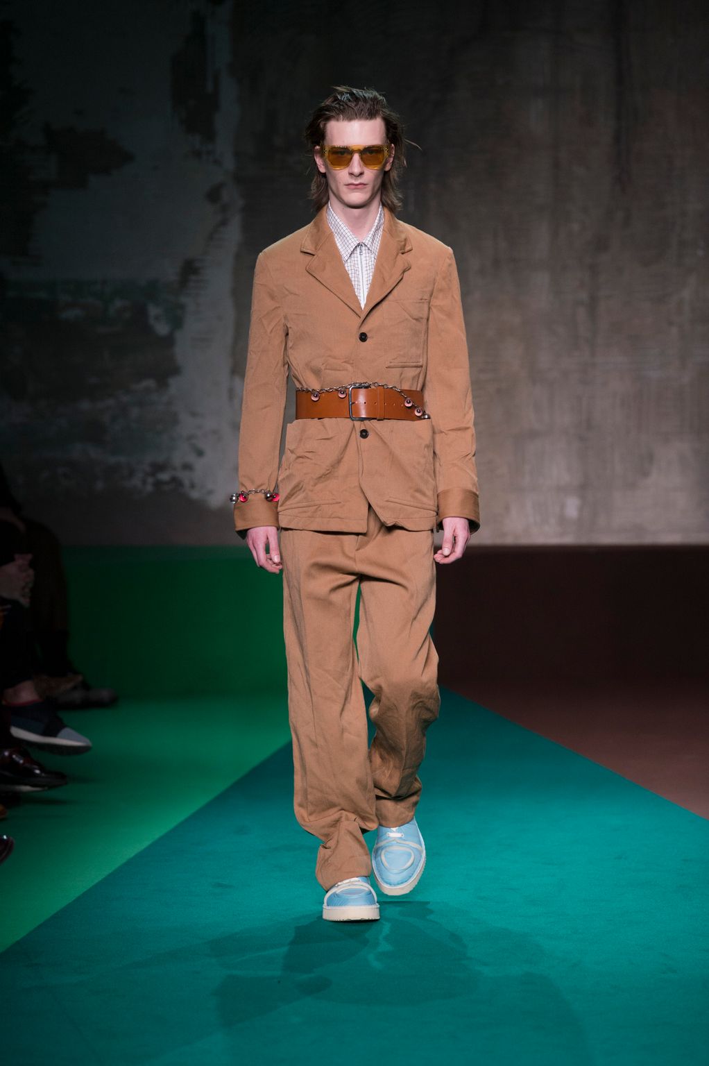 Fashion Week Milan Fall/Winter 2017 look 11 from the Marni collection 男装