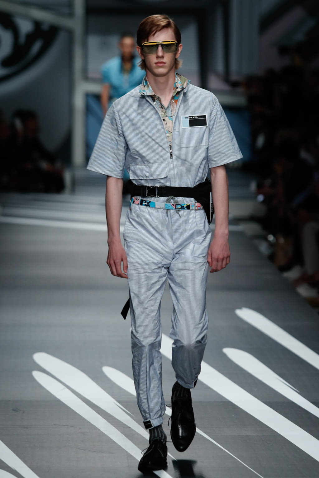 Fashion Week Milan Spring/Summer 2018 look 11 from the Prada collection 男装