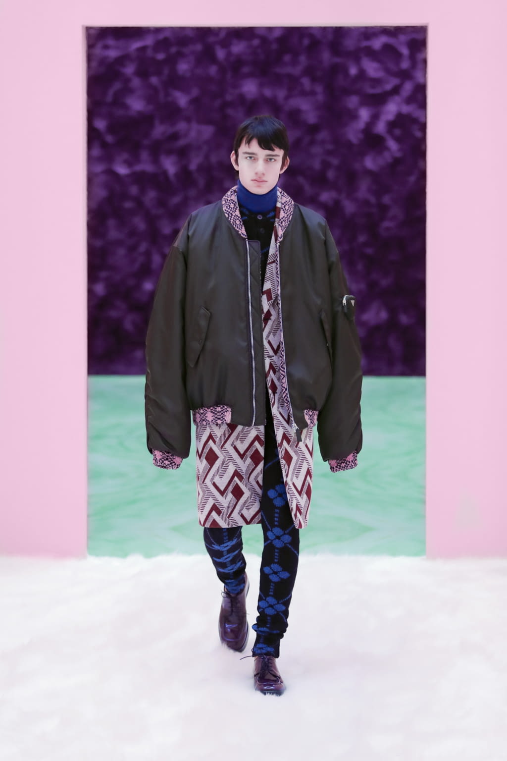 Fashion Week Milan Fall/Winter 2021 look 11 from the Prada collection menswear