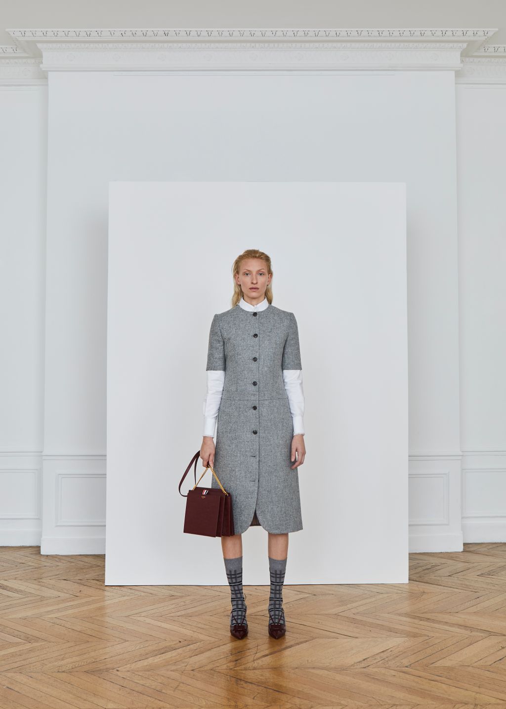 Fashion Week Paris Pre-Fall 2018 look 11 from the Thom Browne collection womenswear