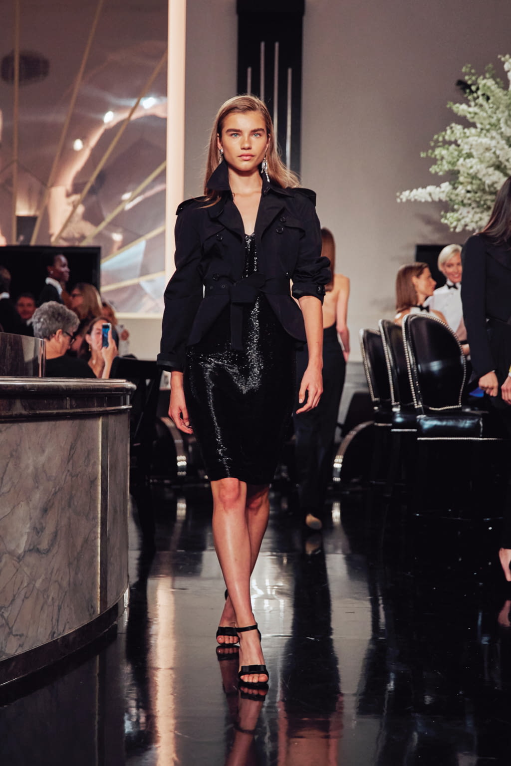 Fashion Week New York Fall/Winter 2019 look 12 from the Ralph Lauren collection 女装