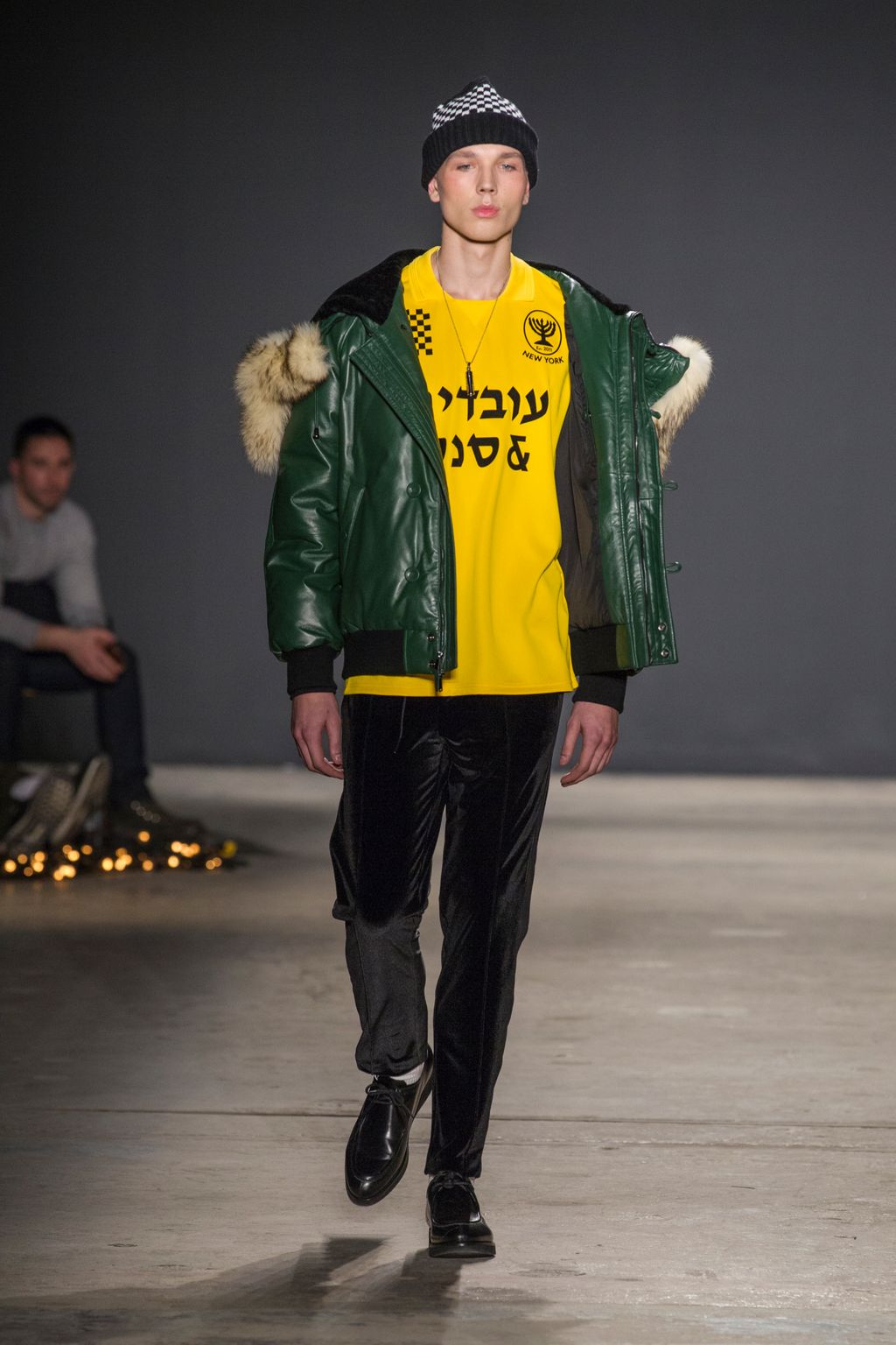 Fashion Week New York Fall/Winter 2017 look 12 from the Ovadia & Sons collection 男装