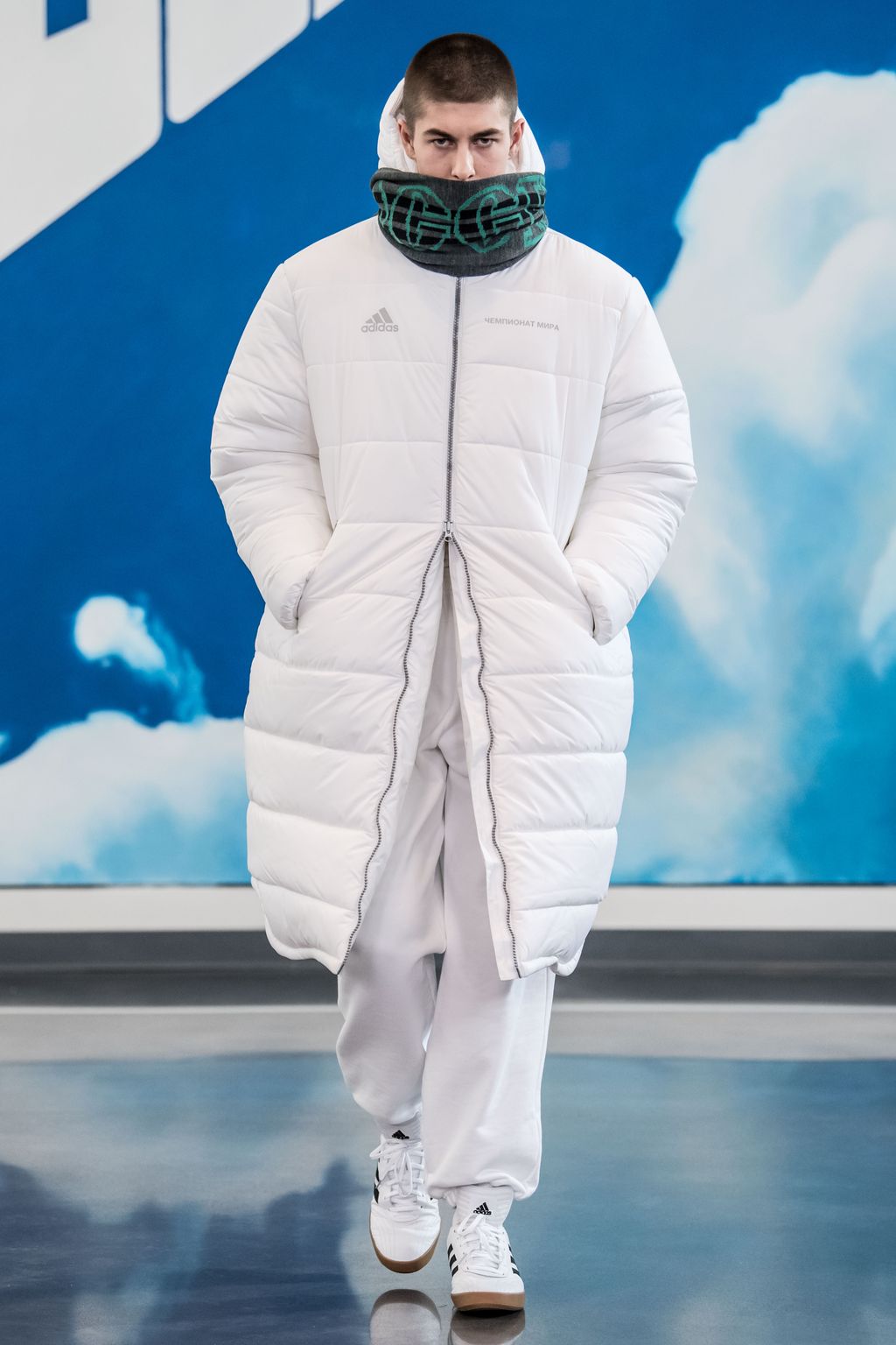 Fashion Week Milan Fall/Winter 2018 look 12 from the Gosha Rubchinskiy collection menswear