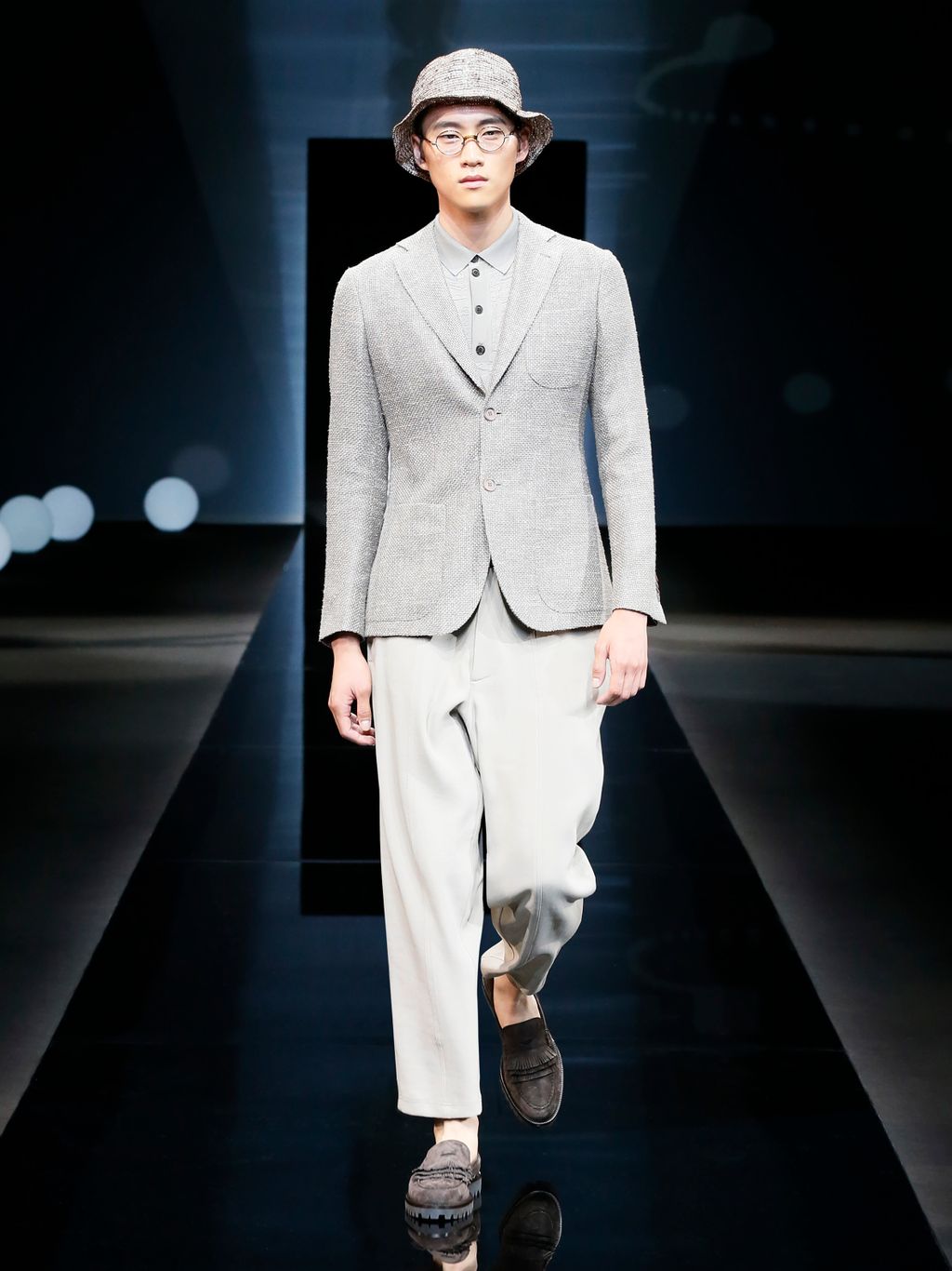 Fashion Week Milan Spring/Summer 2017 look 12 from the Giorgio Armani collection 男装
