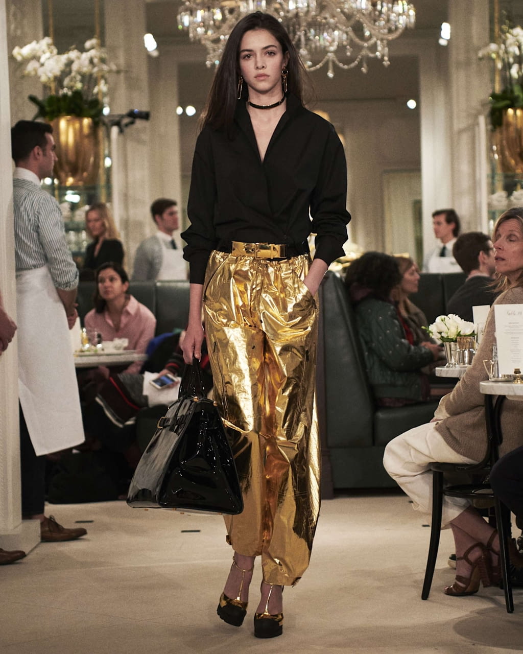 Fashion Week New York Spring/Summer 2019 look 12 de la collection Ralph Lauren womenswear