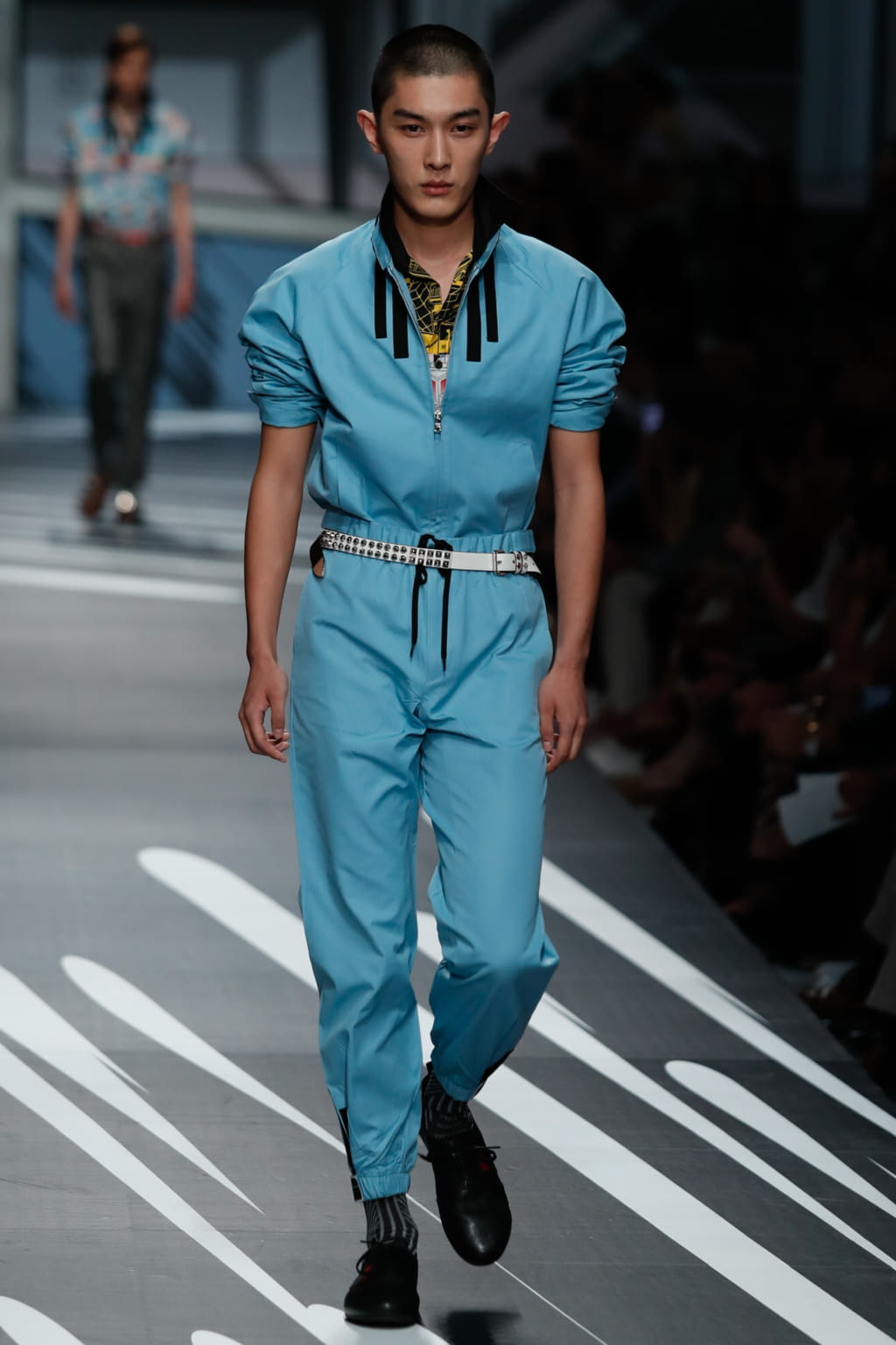 Fashion Week Milan Spring/Summer 2018 look 12 from the Prada collection 男装