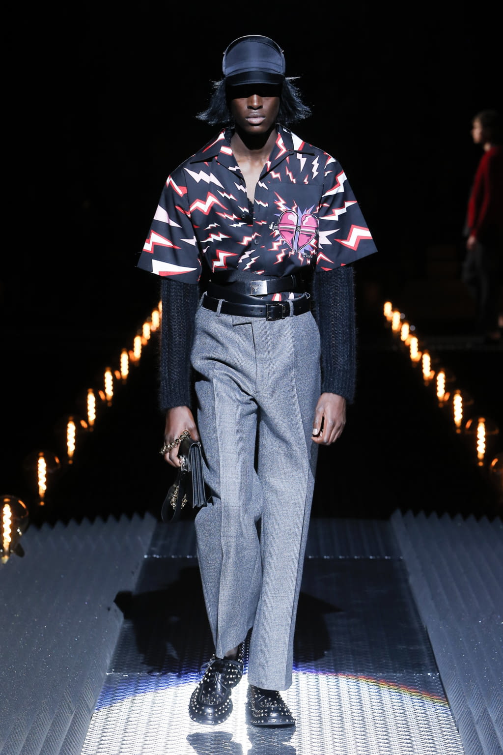 Fashion Week Milan Fall/Winter 2019 look 12 from the Prada collection 男装
