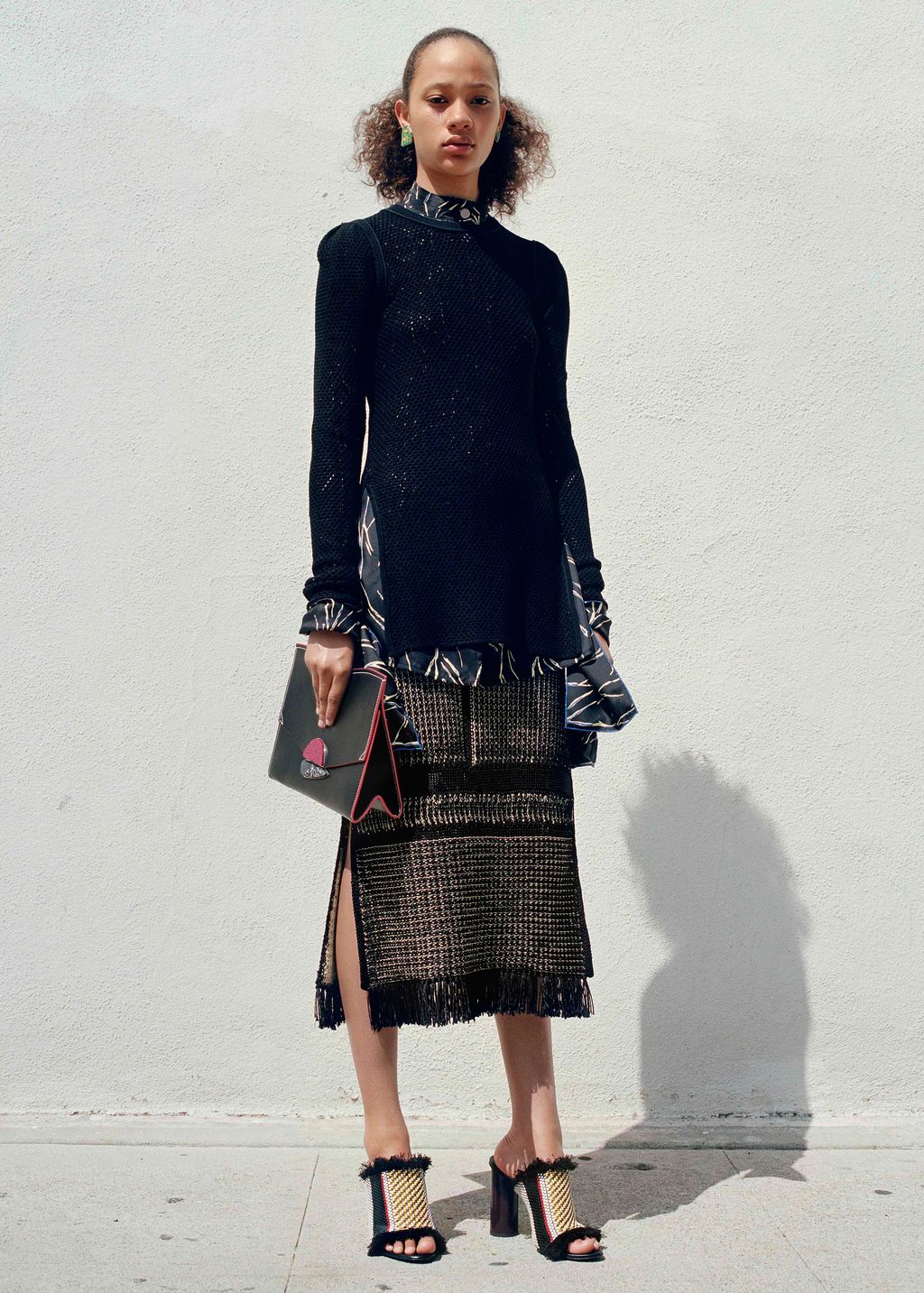 Fashion Week New York Resort 2017 look 12 from the Proenza Schouler collection 女装