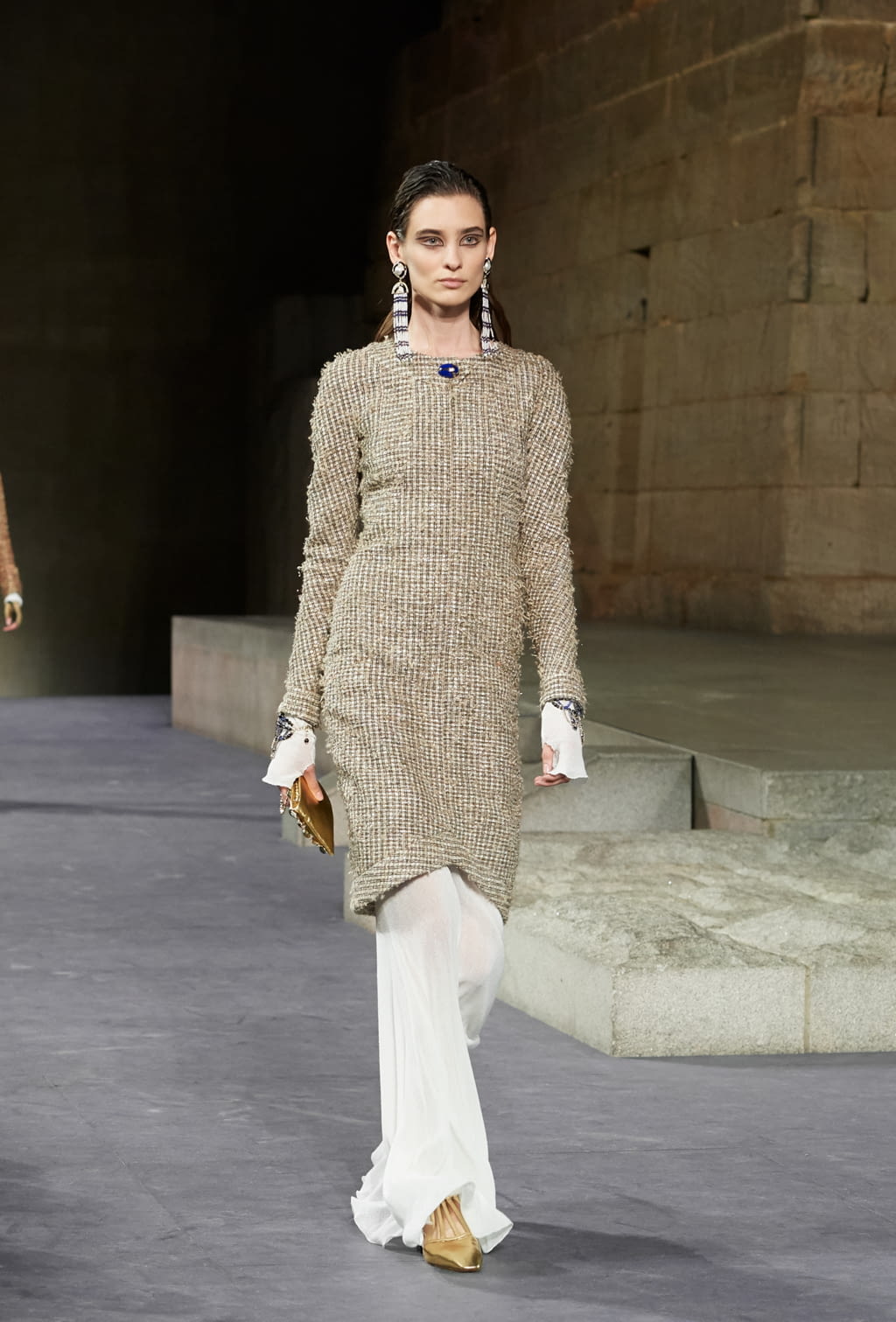 Fashion Week New York Pre-Fall 2019 look 12 from the Chanel collection 女装