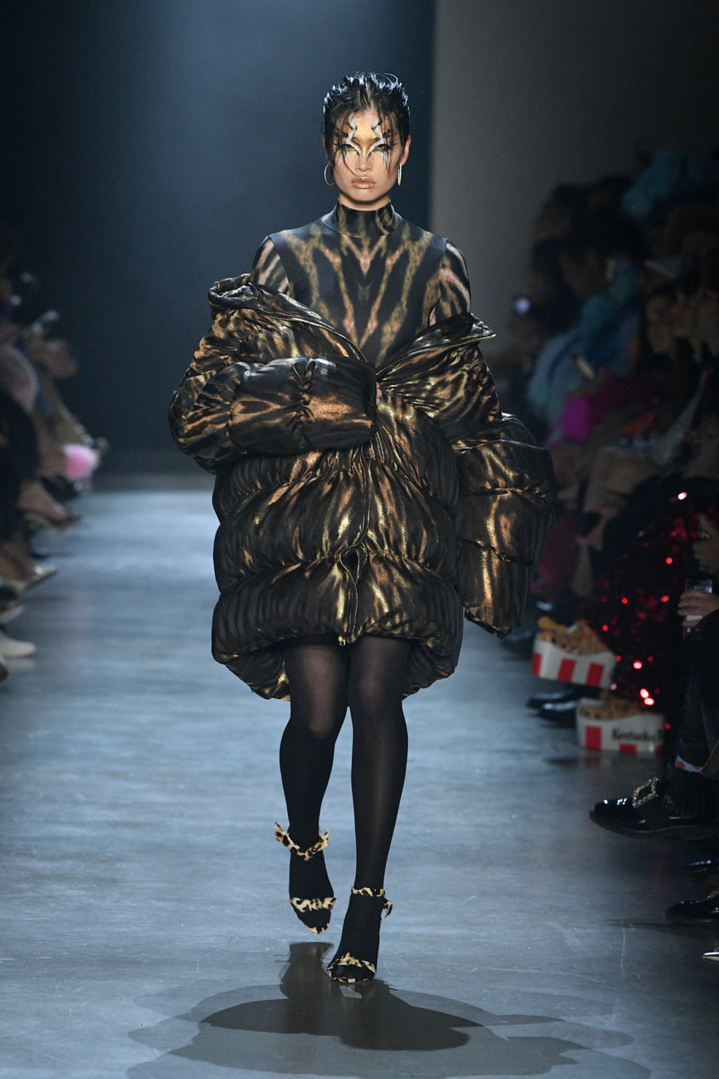 Fashion Week New York Fall/Winter 2020 look 11 de la collection Christian Cowan womenswear