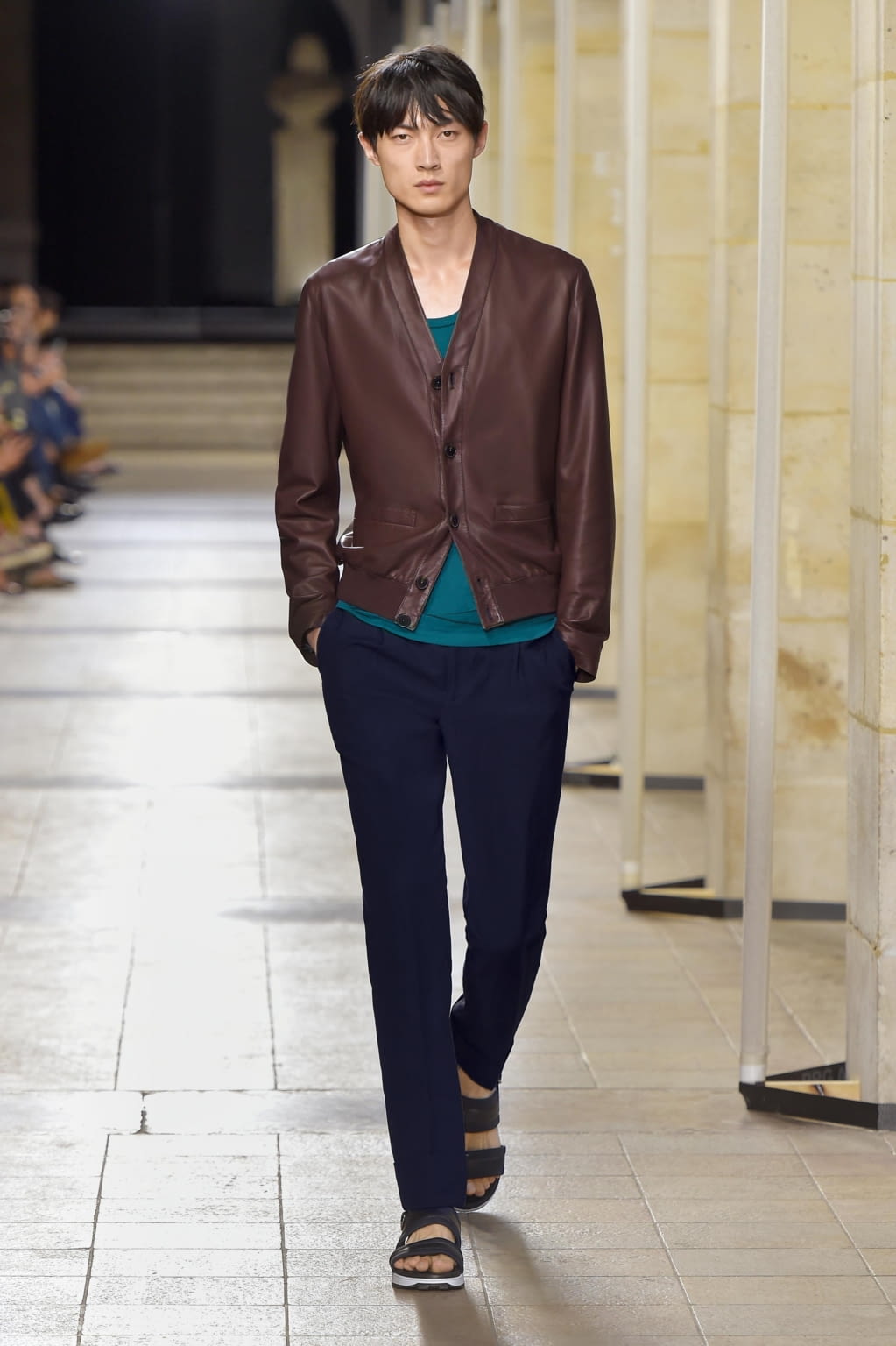 Fashion Week Paris Spring/Summer 2017 look 12 from the Hermès collection menswear