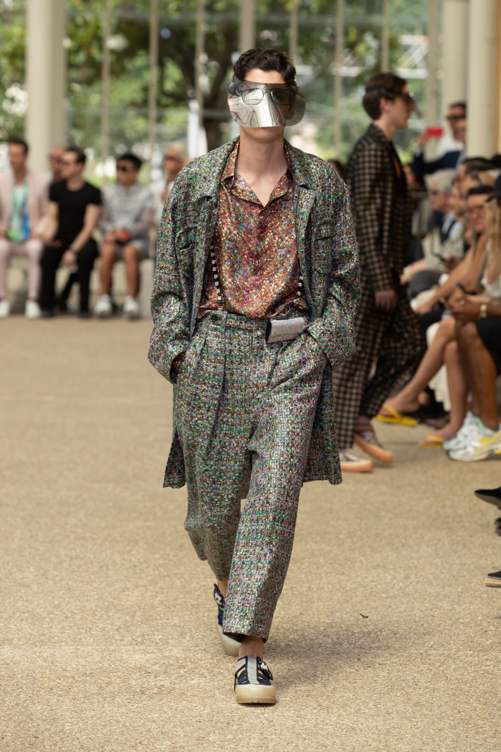 Fashion Week Florence Spring/Summer 2020 look 13 from the Marco de Vincenzo collection menswear