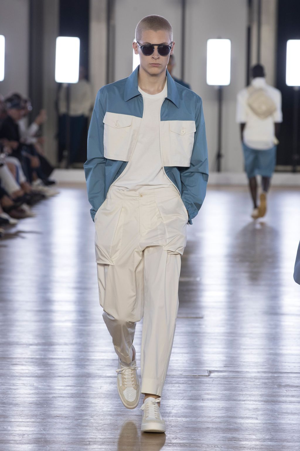 Fashion Week Paris Spring/Summer 2018 look 13 from the Cerruti 1881 collection menswear