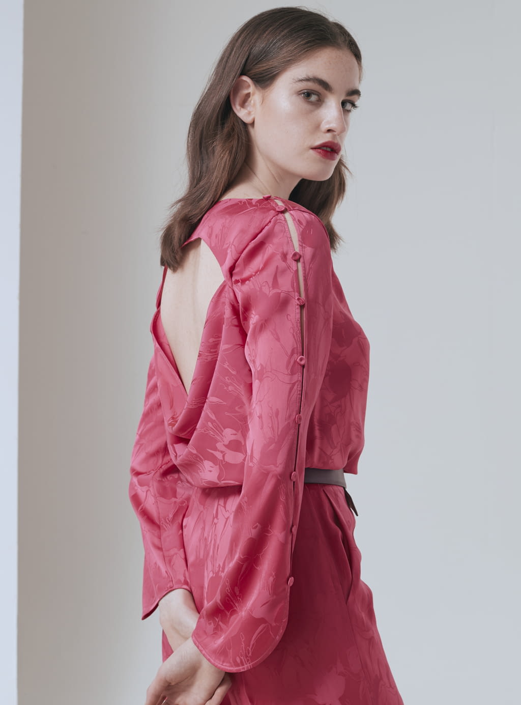 Fashion Week Milan Pre-Fall 2018 look 13 from the Blumarine collection womenswear