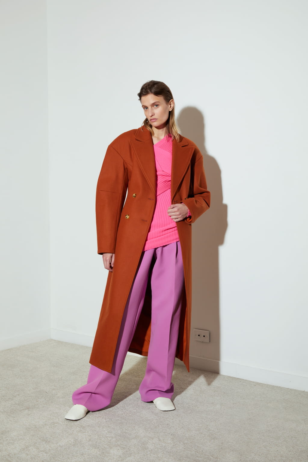Fashion Week New York Fall/Winter 2021 look 13 from the AKNVAS collection womenswear