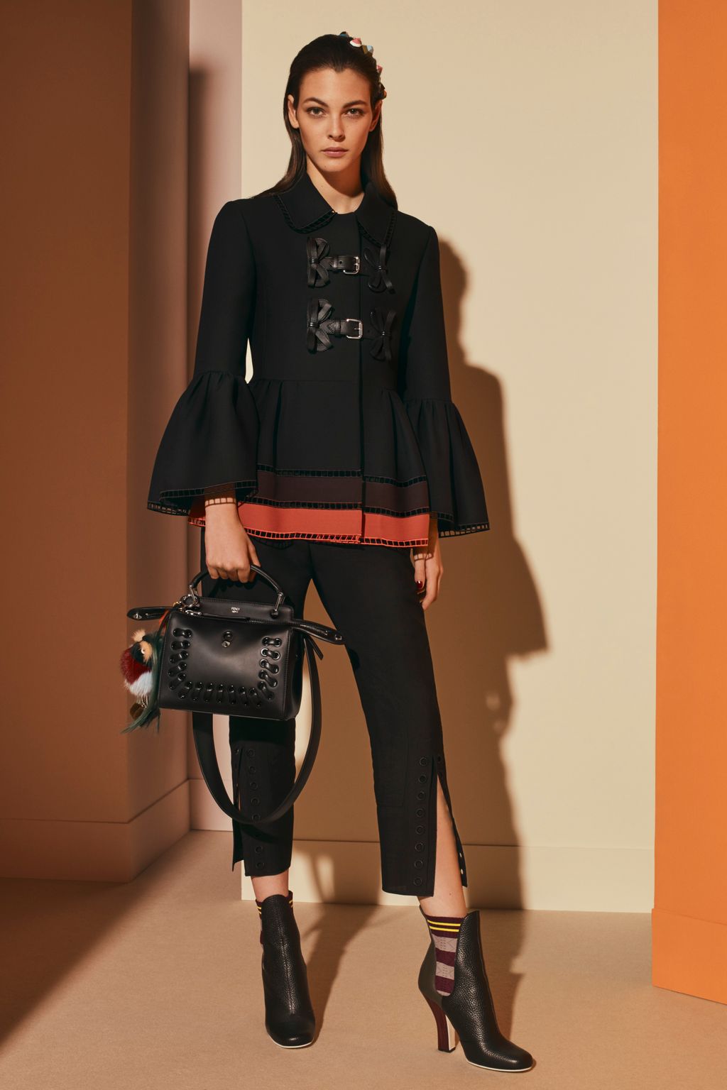 Fashion Week Milan Pre-Fall 2017 look 13 from the Fendi collection 女装