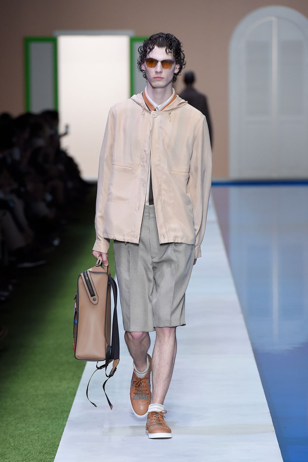 Fashion Week Milan Spring/Summer 2017 look 13 from the Fendi collection menswear