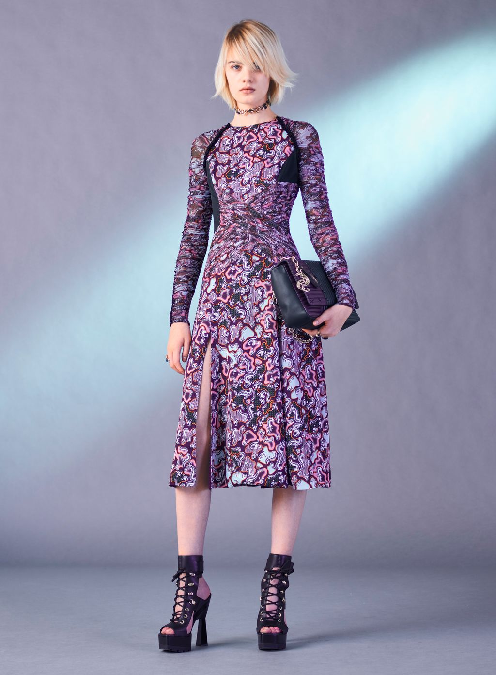 Fashion Week Milan Pre-Fall 2017 look 13 from the Versace collection womenswear