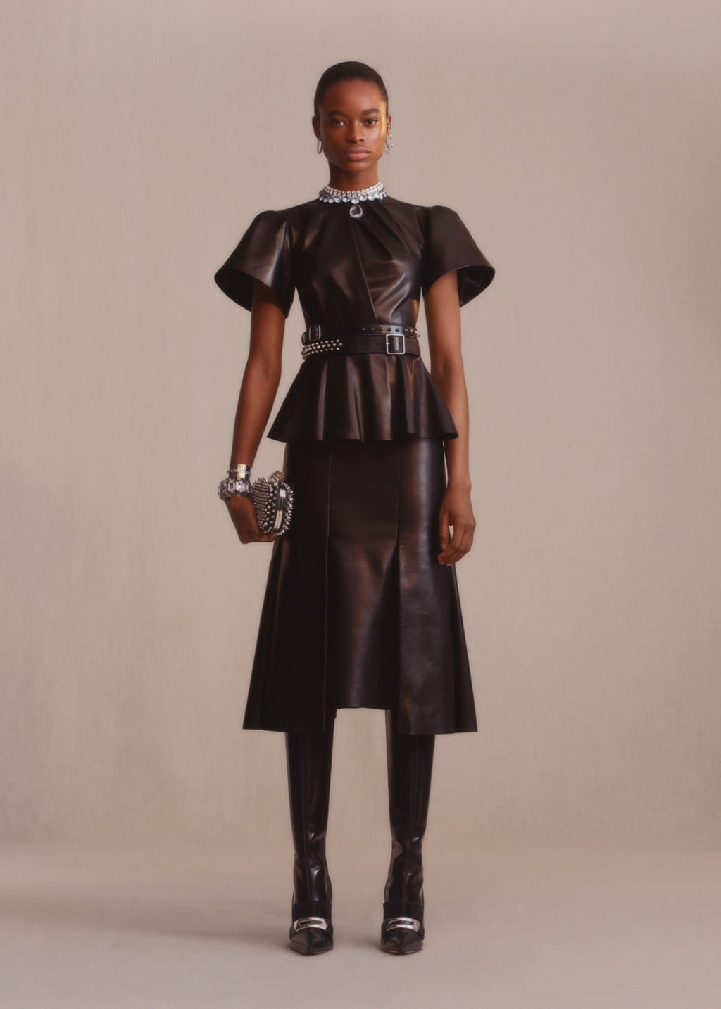 Fashion Week London Pre-Fall 2019 look 14 de la collection Alexander McQueen womenswear