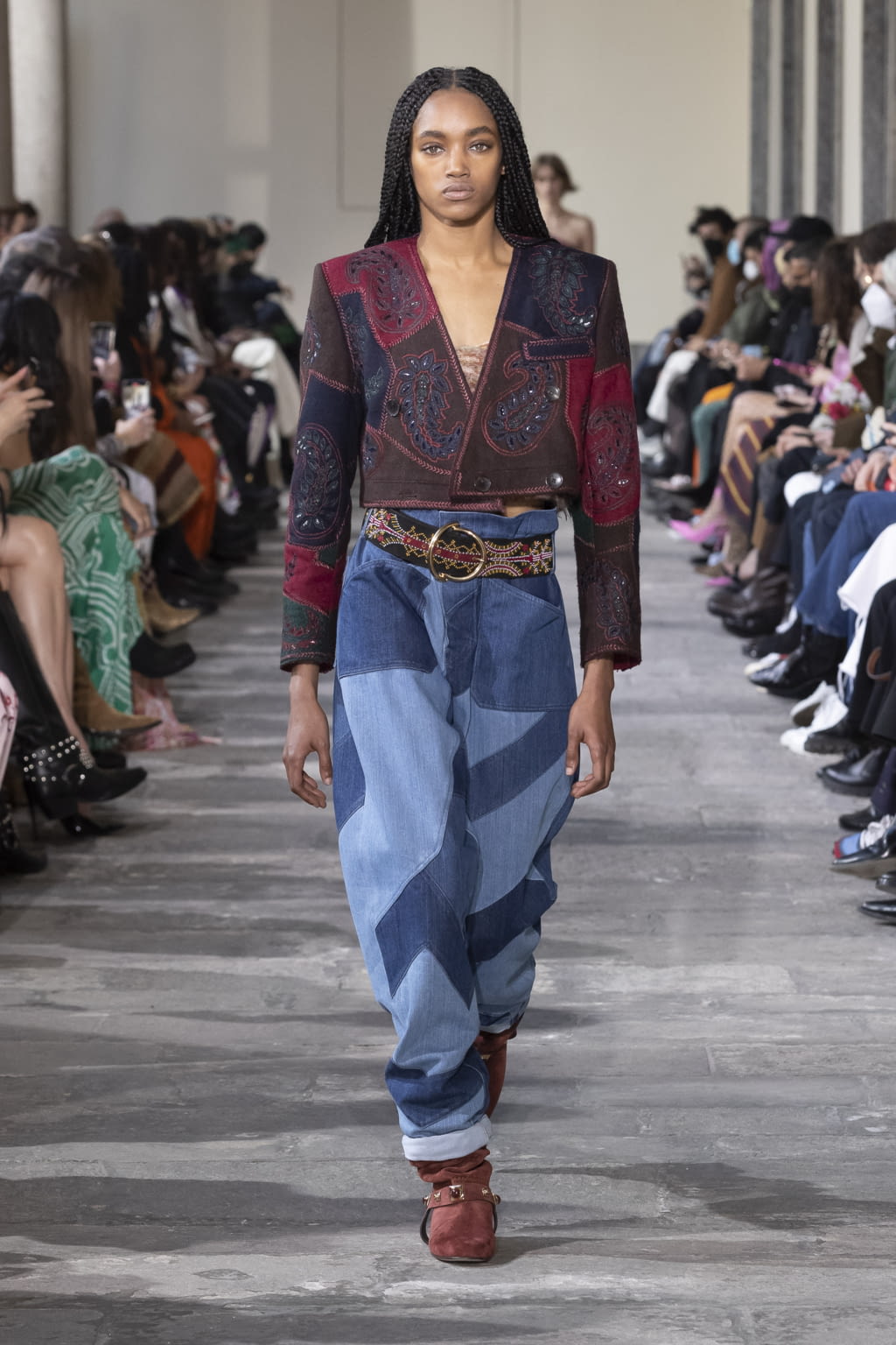 Fashion Week Milan Fall/Winter 2022 look 14 from the Etro collection womenswear