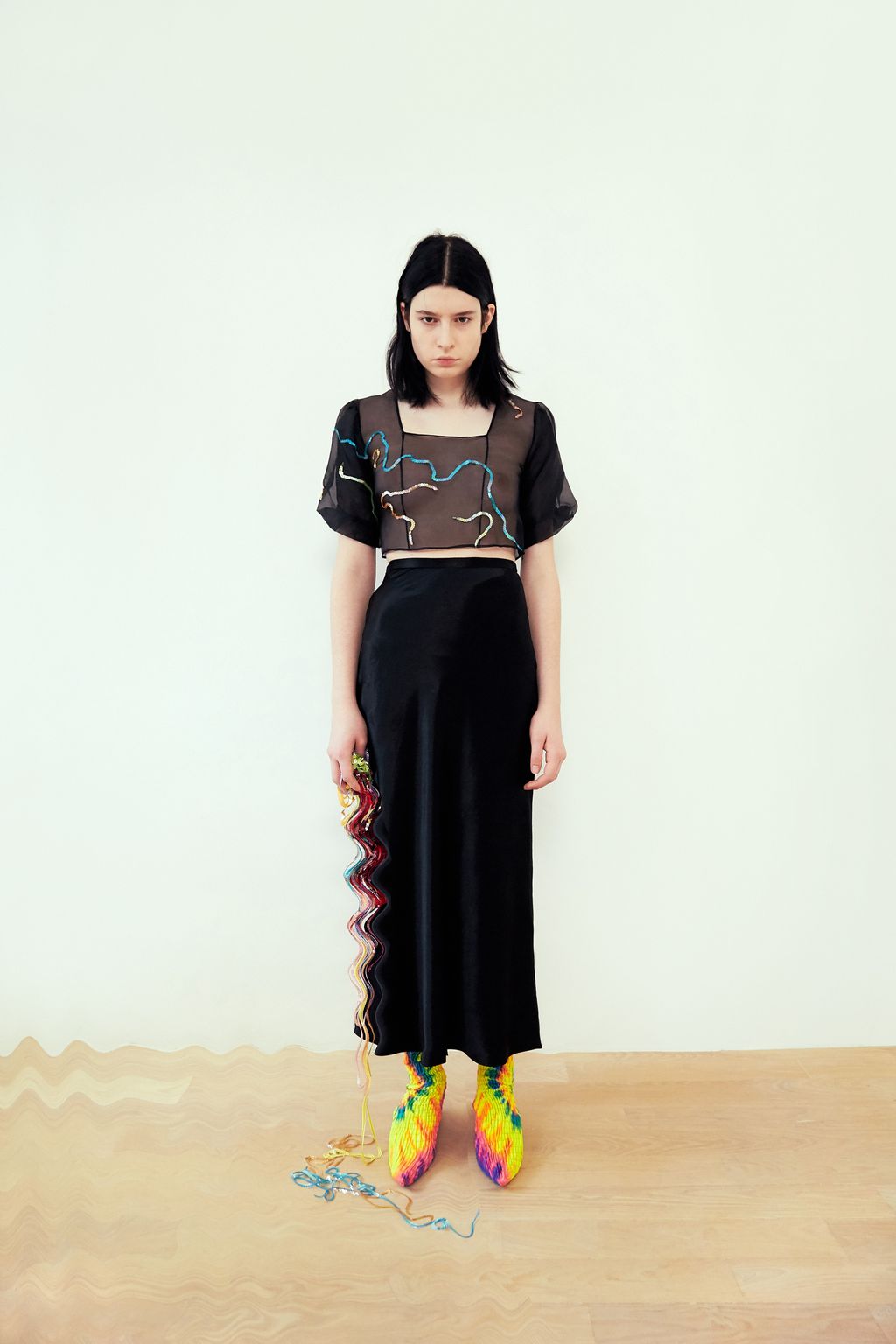 Fashion Week New York Pre-Fall 2019 look 14 from the Collina Strada collection 女装