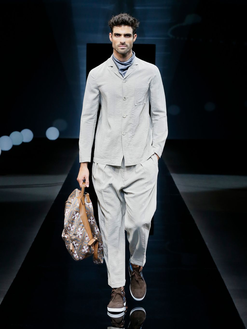 Fashion Week Milan Spring/Summer 2017 look 14 from the Giorgio Armani collection menswear