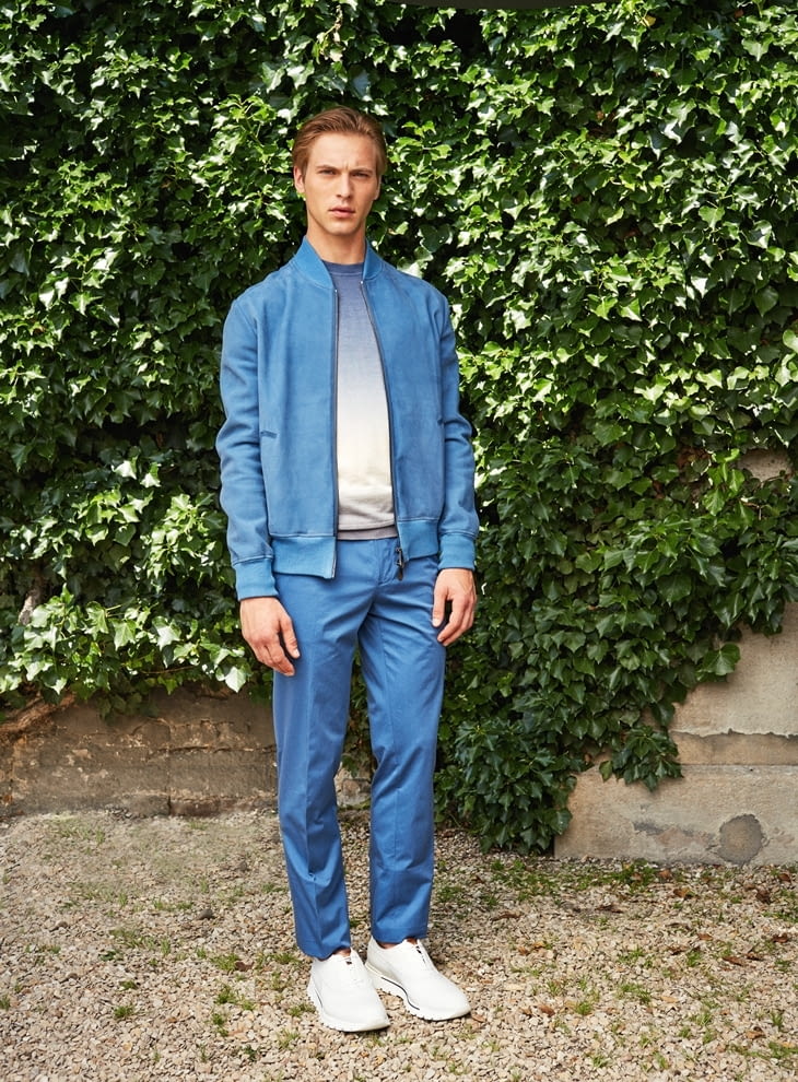 Fashion Week Paris Spring/Summer 2017 look 14 from the Berluti collection 男装