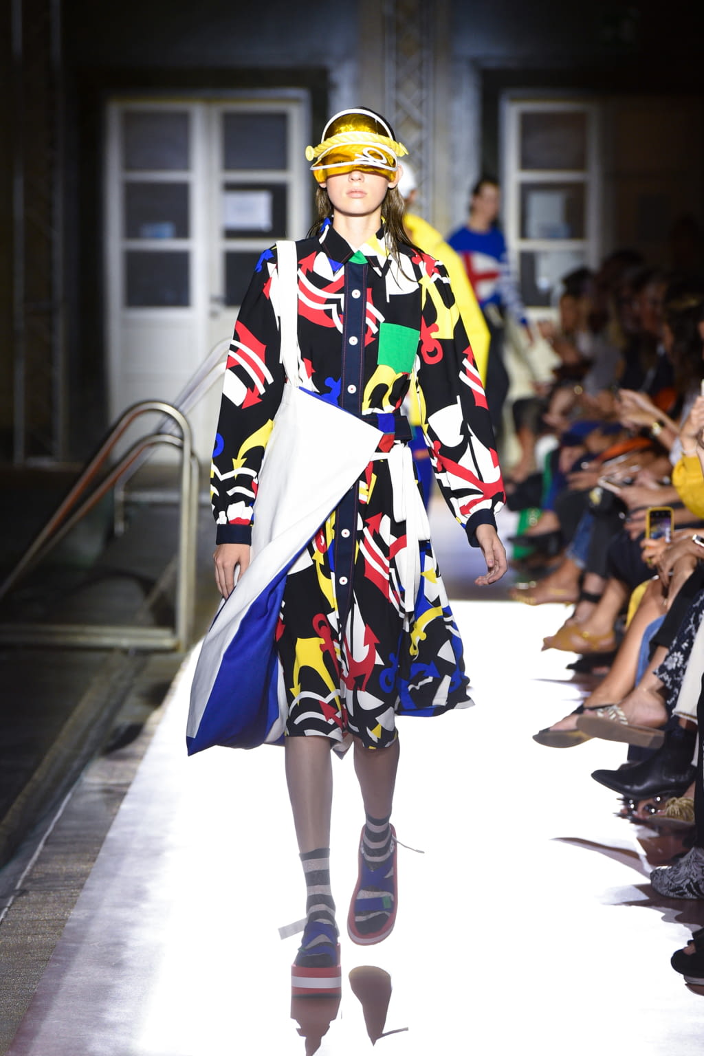Fashion Week Milan Spring/Summer 2020 look 13 from the BENETTON x JEAN-CHARLES DE CASTELBAJAC collection 女装