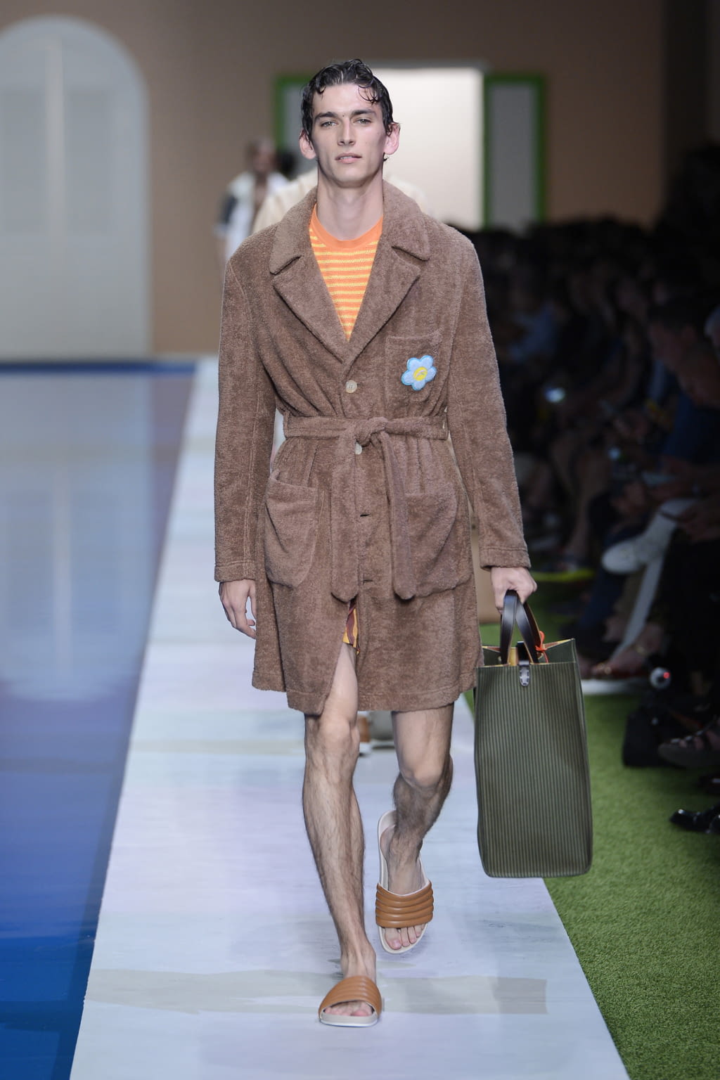 Fashion Week Milan Spring/Summer 2017 look 14 from the Fendi collection menswear