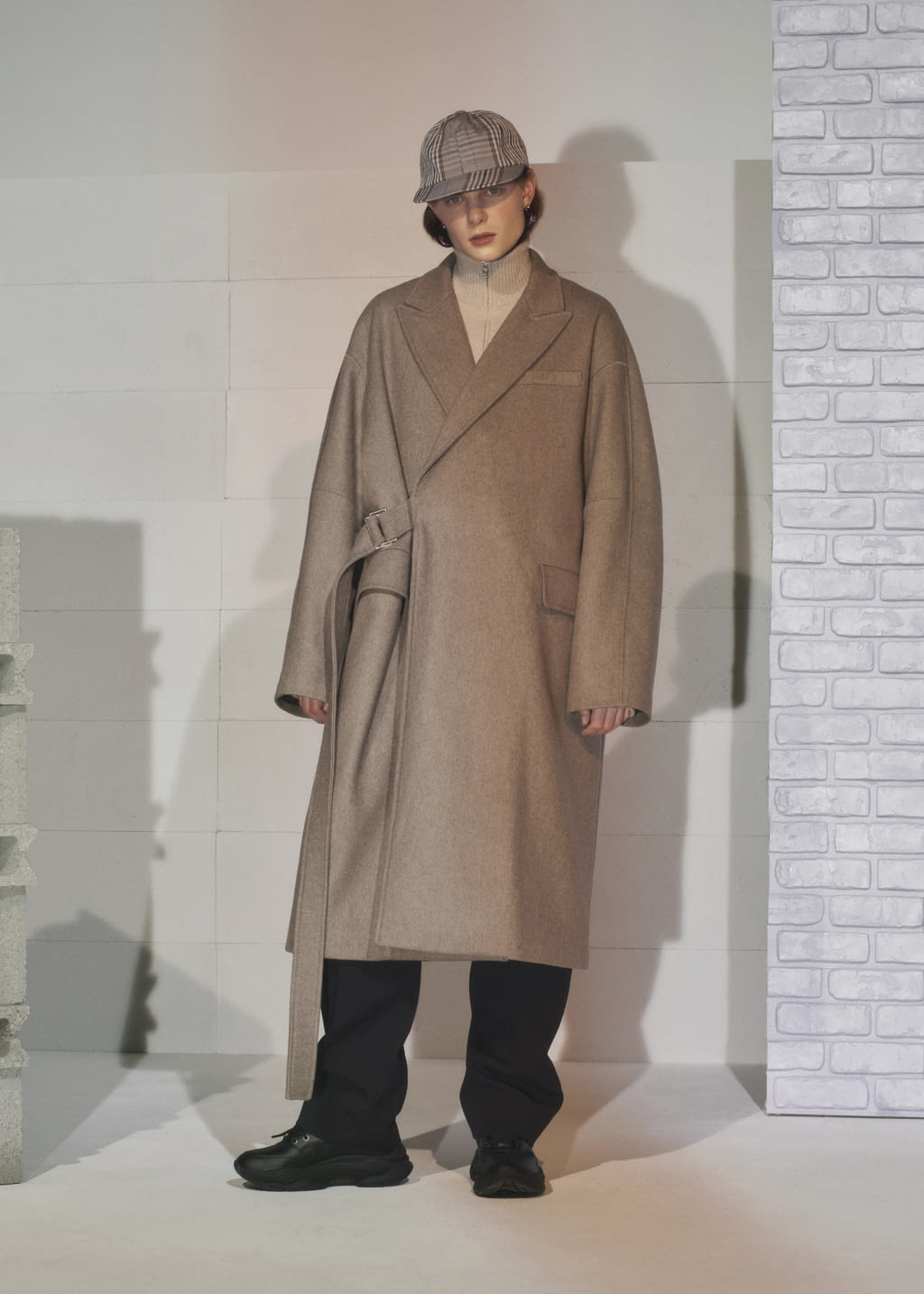 Fashion Week Paris Fall/Winter 2019 look 14 from the Maison Kitsuné collection 女装