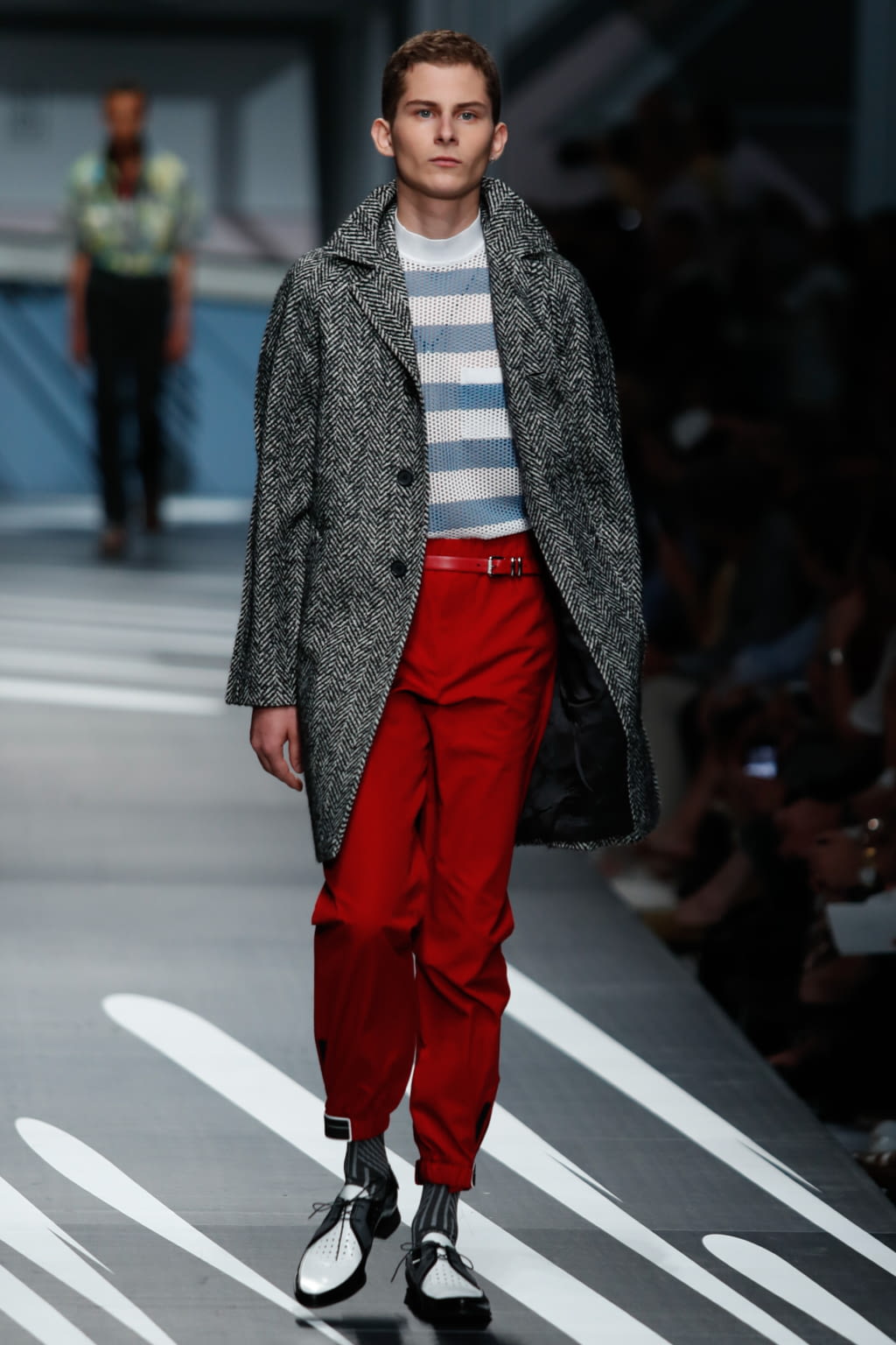 Fashion Week Milan Spring/Summer 2018 look 14 from the Prada collection 男装