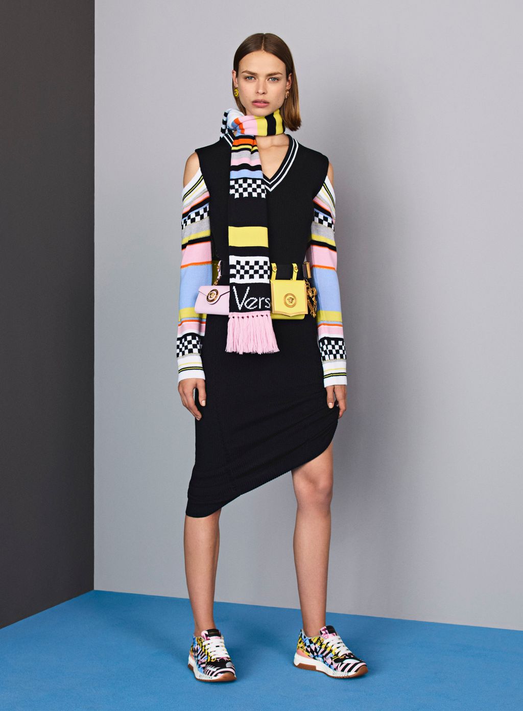 Fashion Week Milan Pre-Fall 2018 look 14 from the Versace collection womenswear