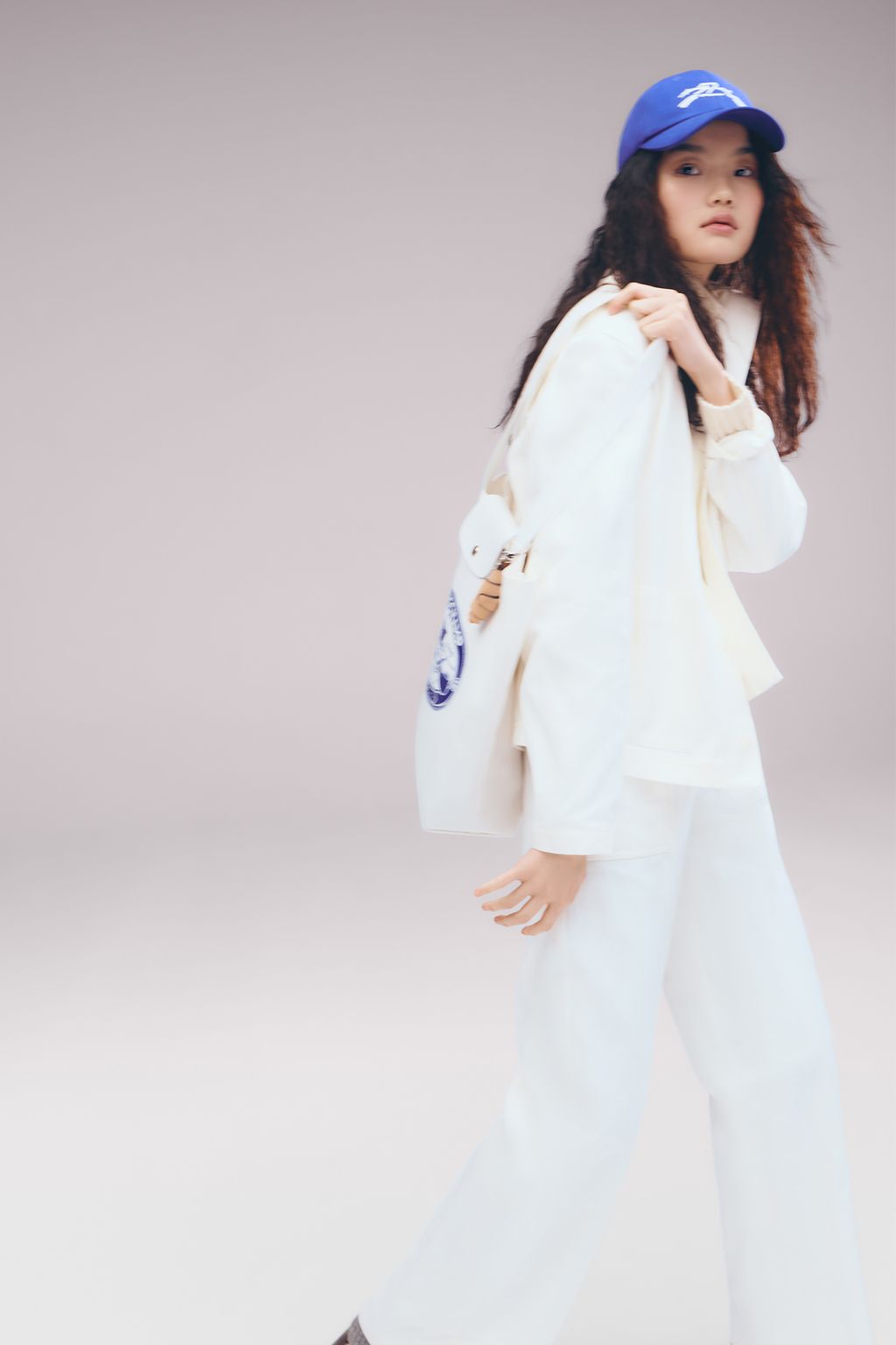 Fashion Week Paris Fall/Winter 2025 look 7 from the Longchamp collection womenswear