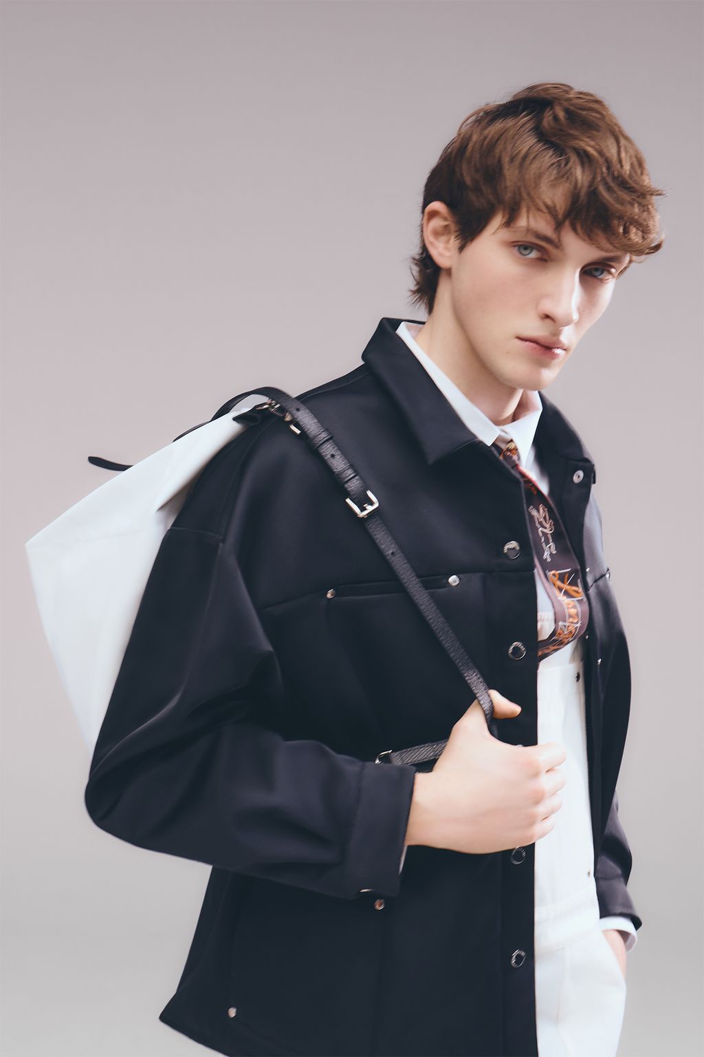 Fashion Week Paris Fall/Winter 2025 look 14 from the Longchamp collection womenswear