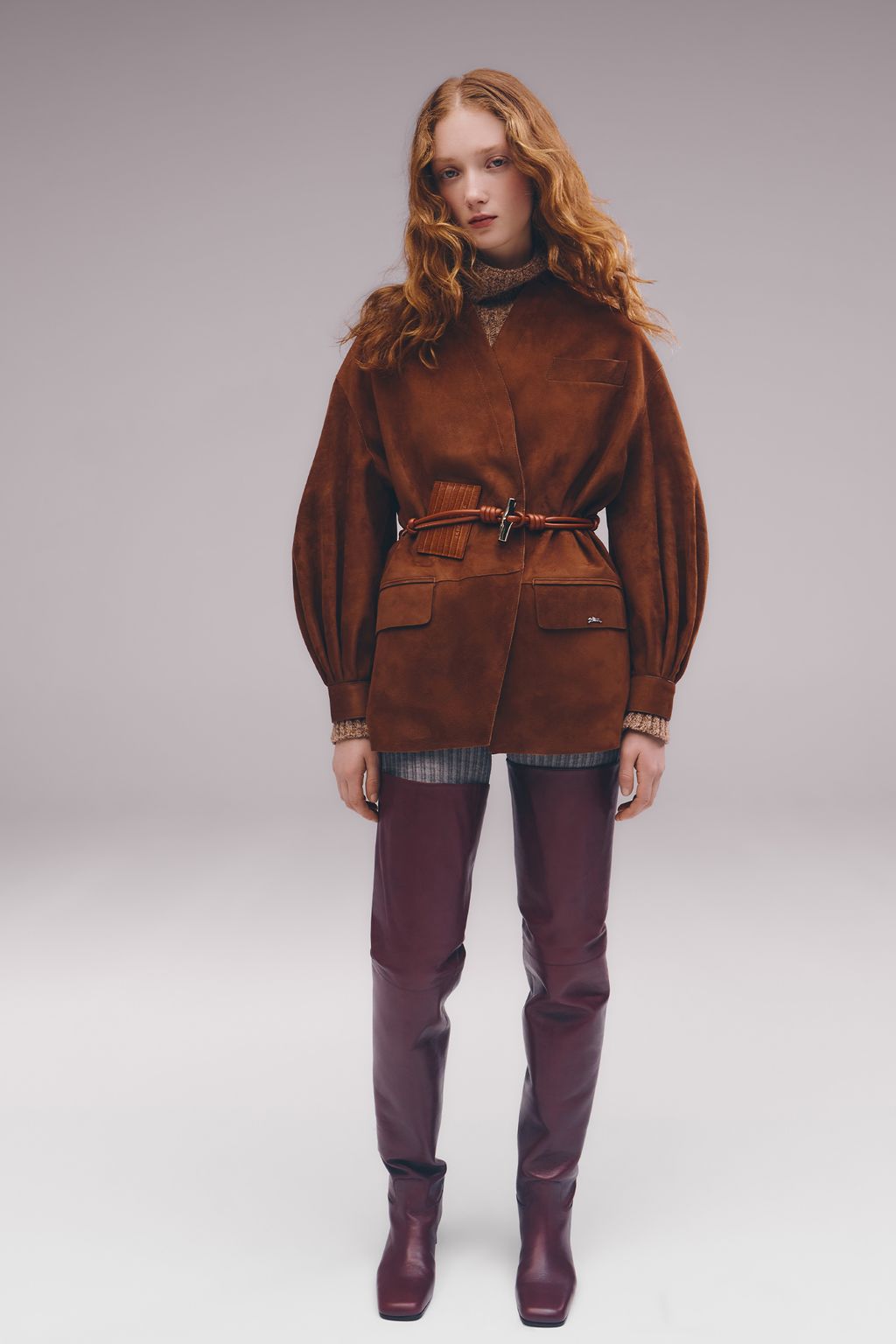Fashion Week Paris Fall/Winter 2025 look 34 from the Longchamp collection womenswear