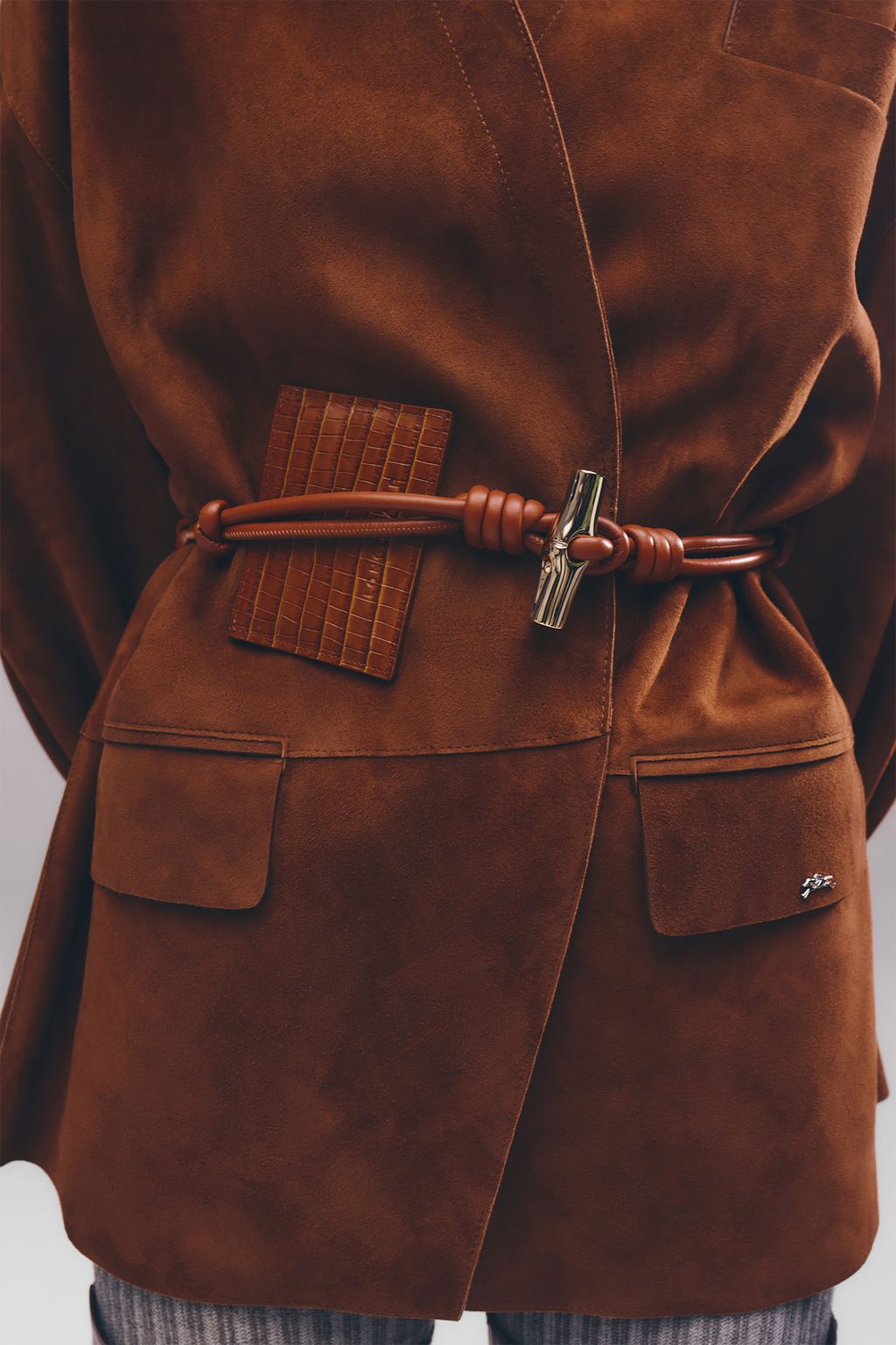 Fashion Week Paris Fall/Winter 2025 look 35 from the Longchamp collection womenswear