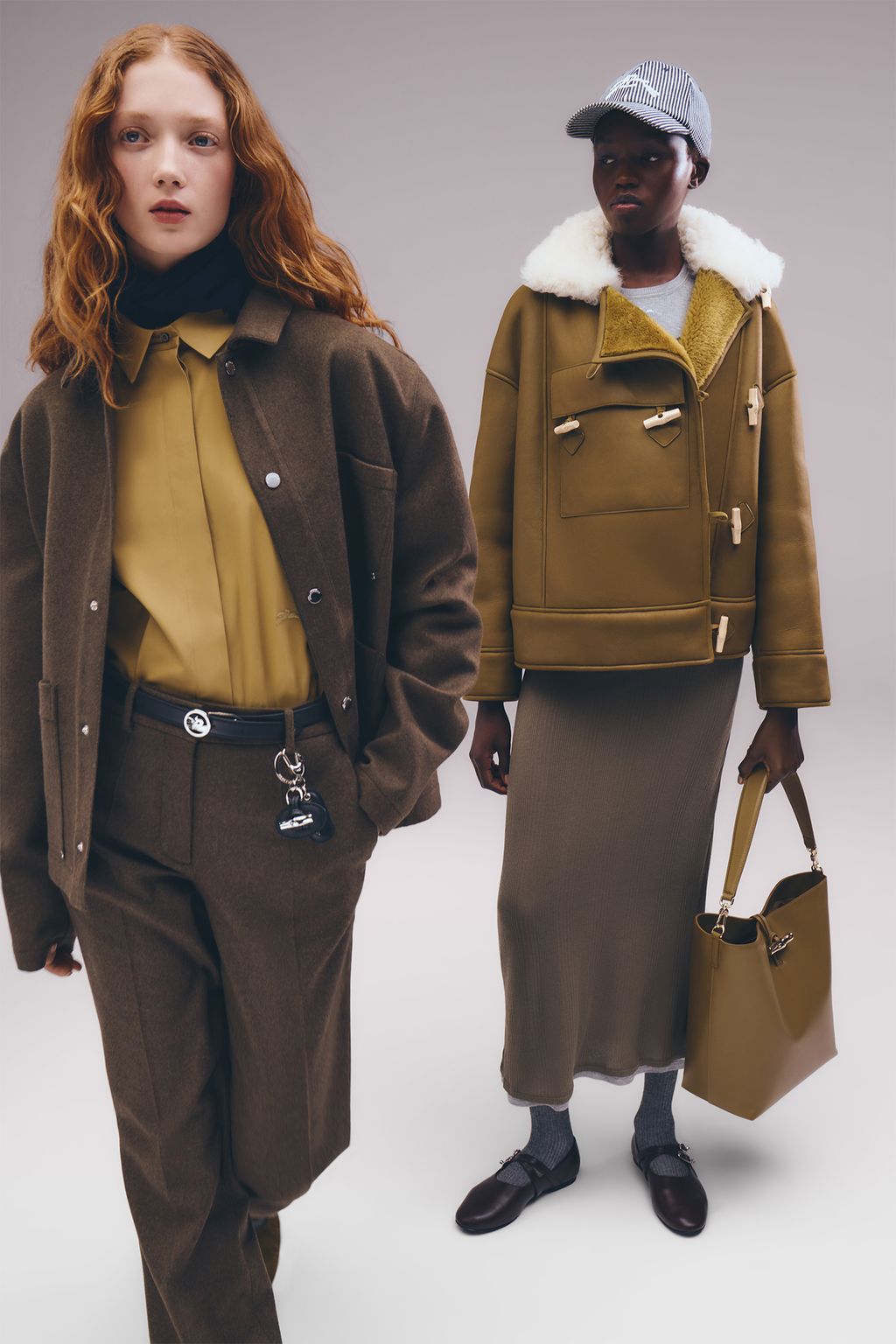 Fashion Week Paris Fall/Winter 2025 look 48 from the Longchamp collection womenswear